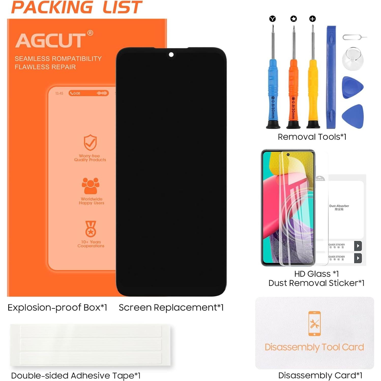 Reemplazo Pantalla LCD Nokia C210 6.3" con Marco - AGCUT