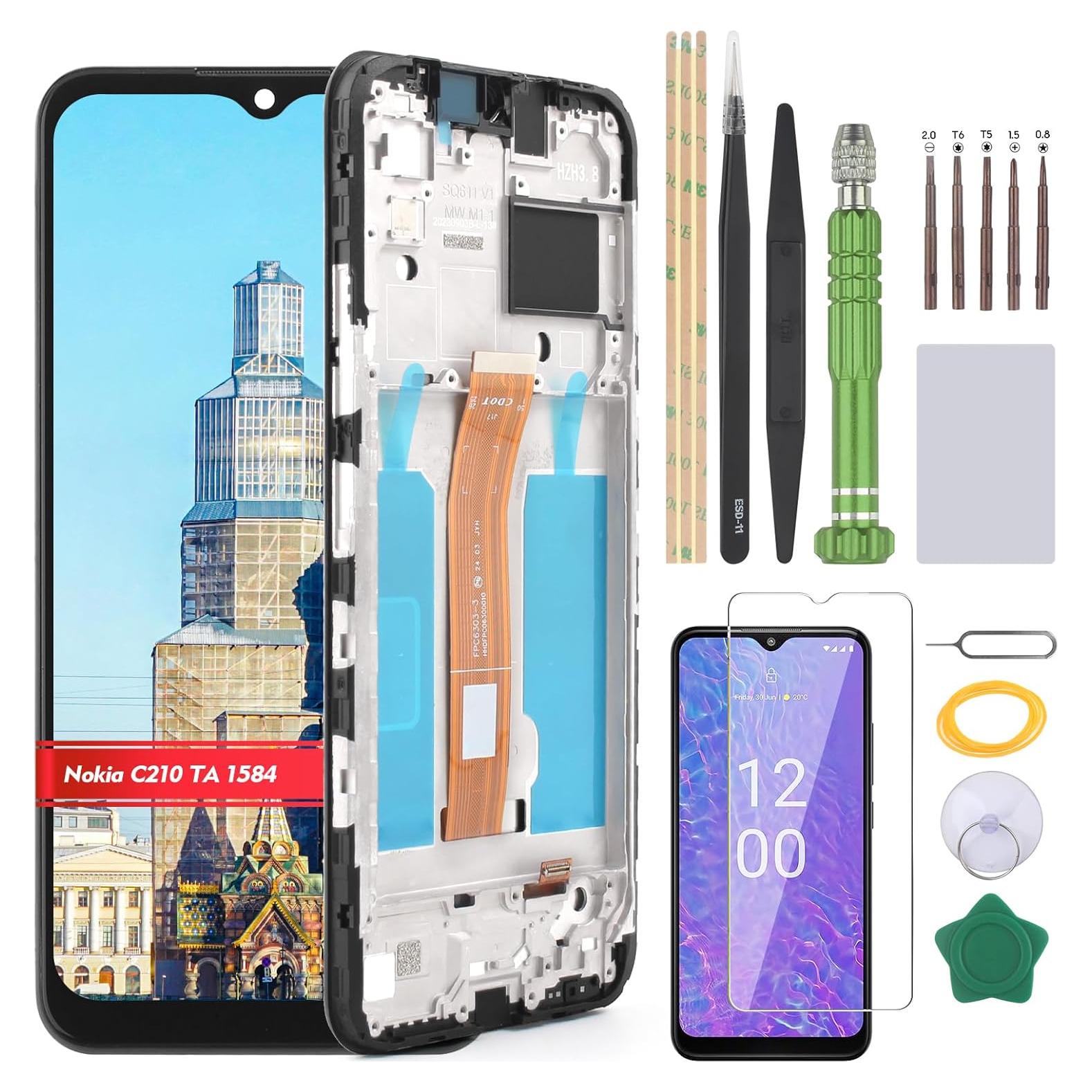 Pantalla LCD Reemplazo Nokia C210 6.3" Táctil Incell Negro