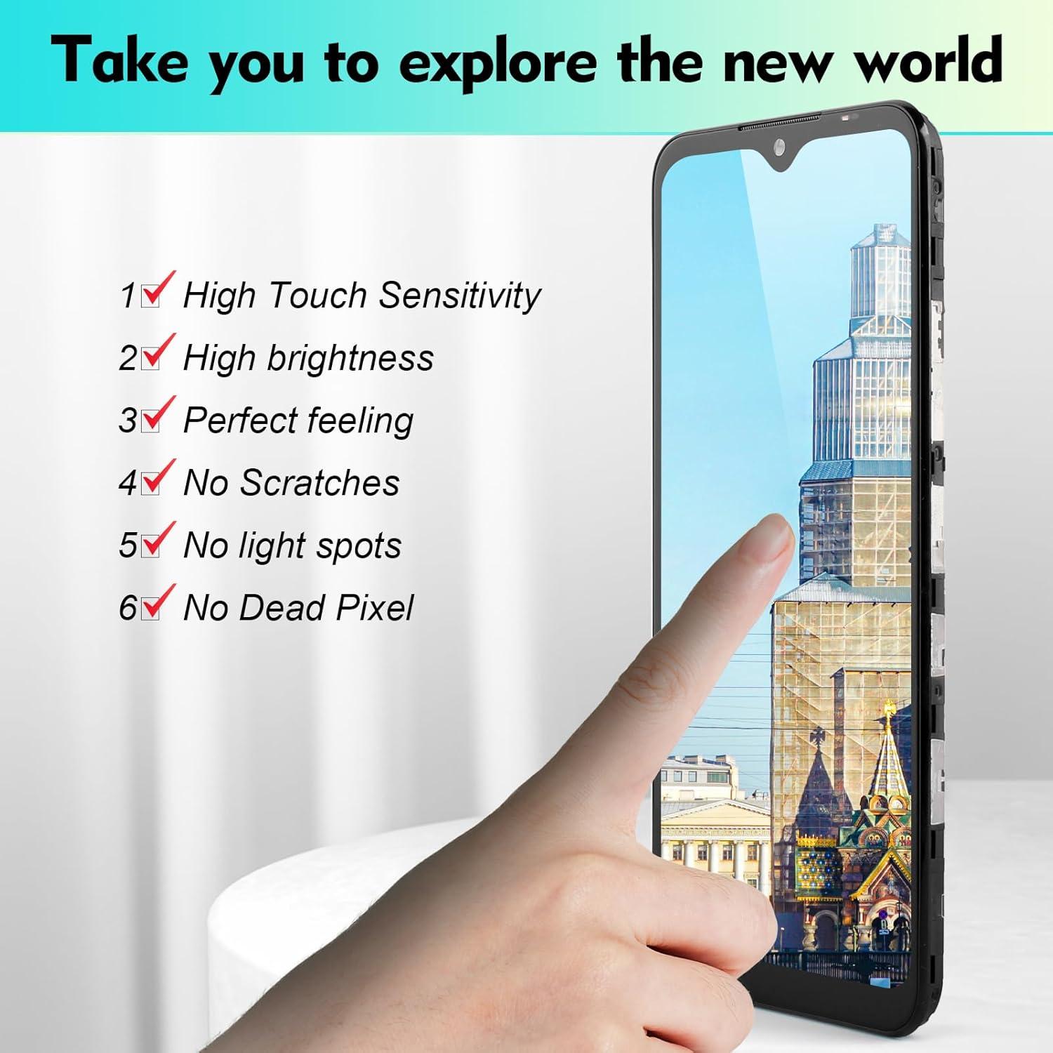 Pantalla LCD Reemplazo Nokia C210 6.3" Táctil Incell Negro