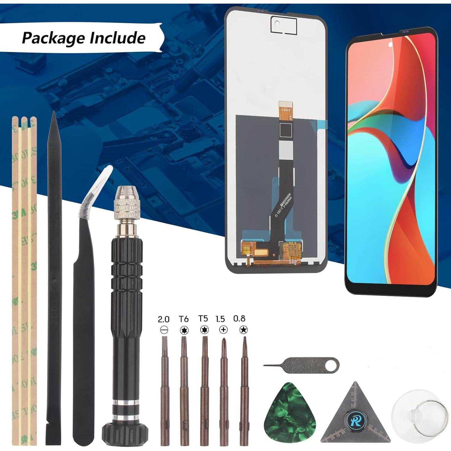 Pantalla LCD Táctil Reemplazo Nokia X100 TA-1399 Negro