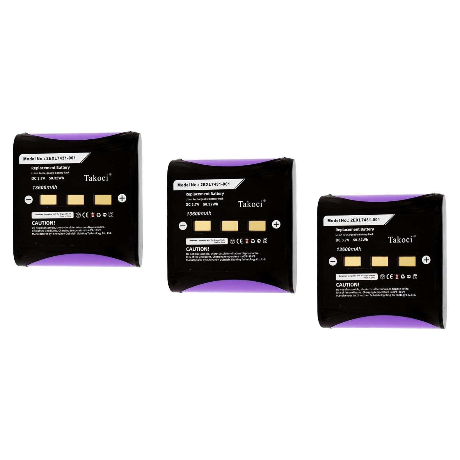 Batería de Reemplazo 3pcs 13600mAh ChoyoqeR para Allegro 2