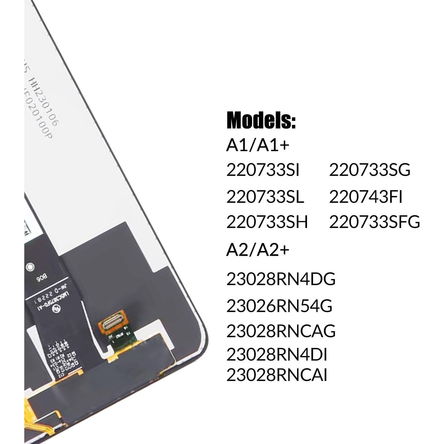 Pantalla LCD de Reemplazo para Xiaomi Redmi A1 A2 A1+ A2+