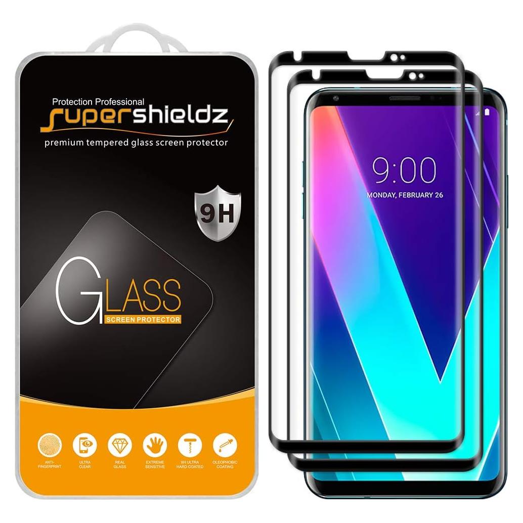 Protector de Pantalla Vidrio Templado Supershieldz para LG V30 - 2 Pack