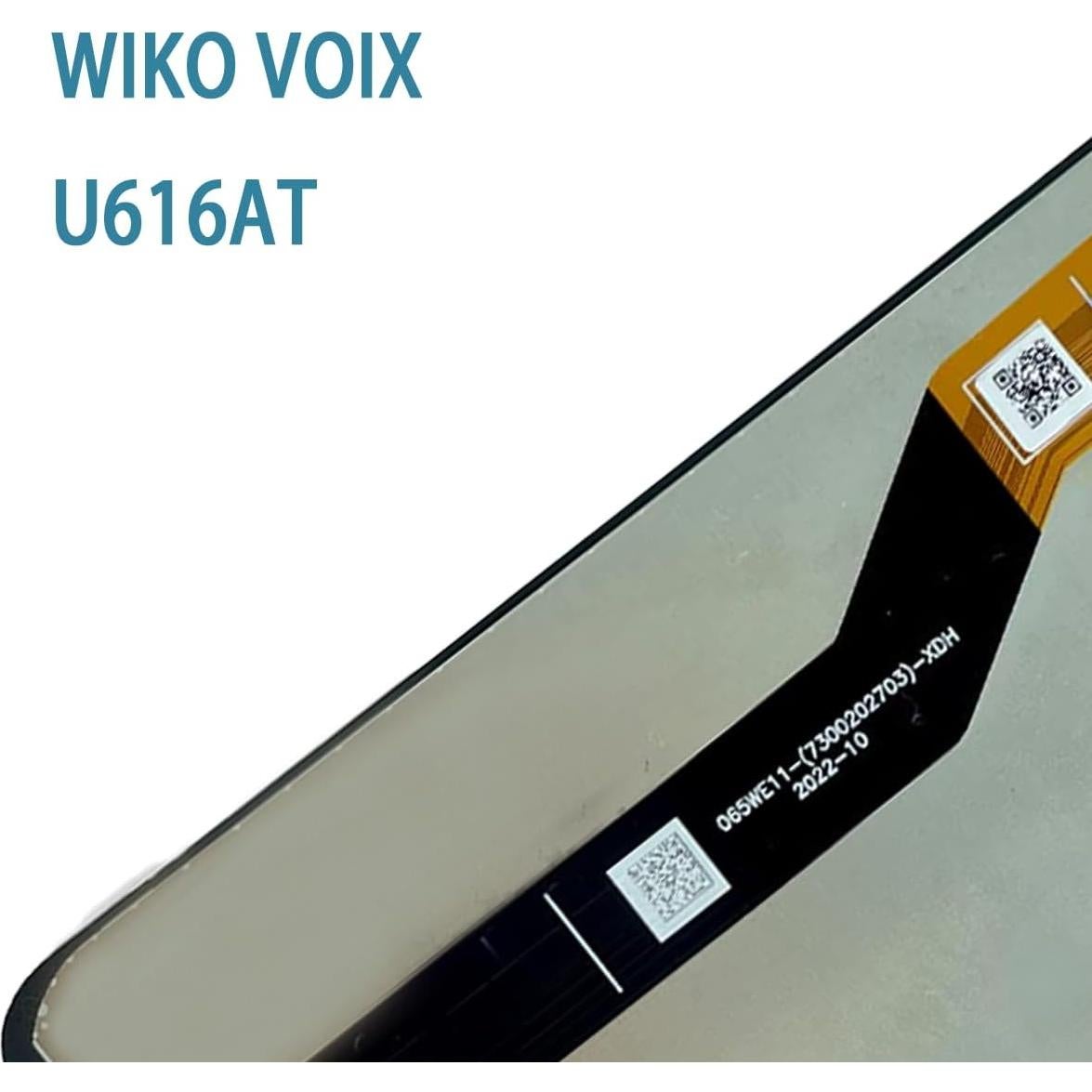 Reemplazo Pantalla Táctil LCD WIKO VOIX U616AT 6.5" Negro