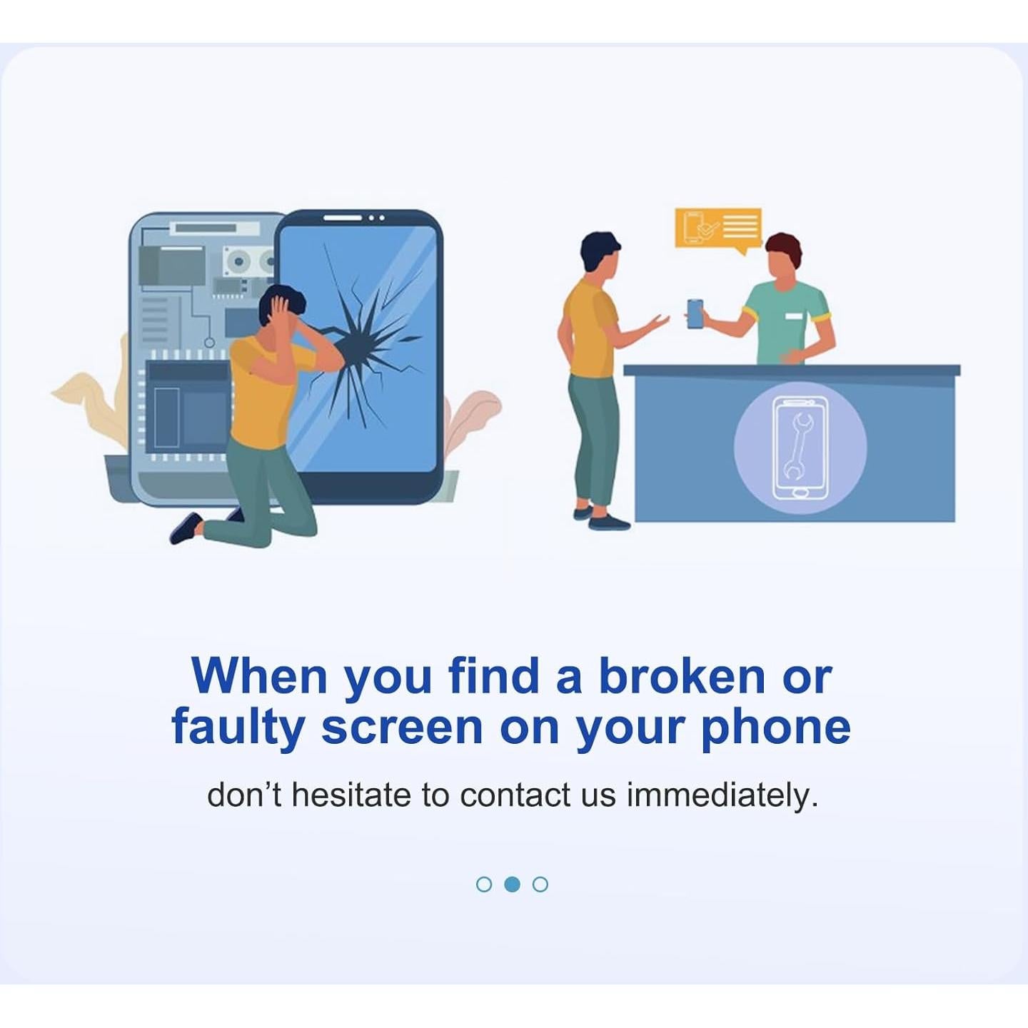 Kit Reemplazo Pantalla LCD JENCYFU para WIKO VOIX U616AT 6.5"