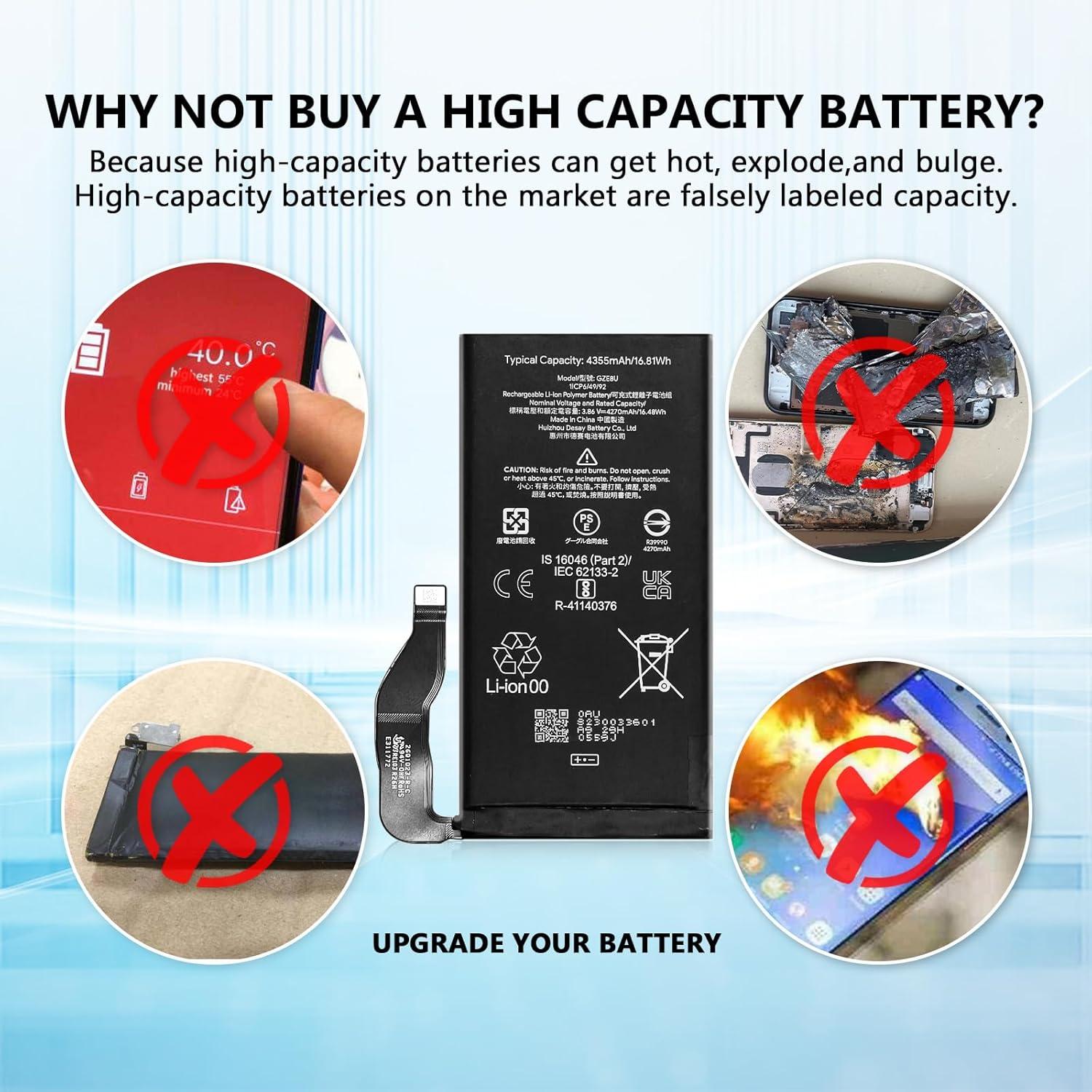 Kit de Reemplazo de Batería para Google Pixel 7 con Herramientas