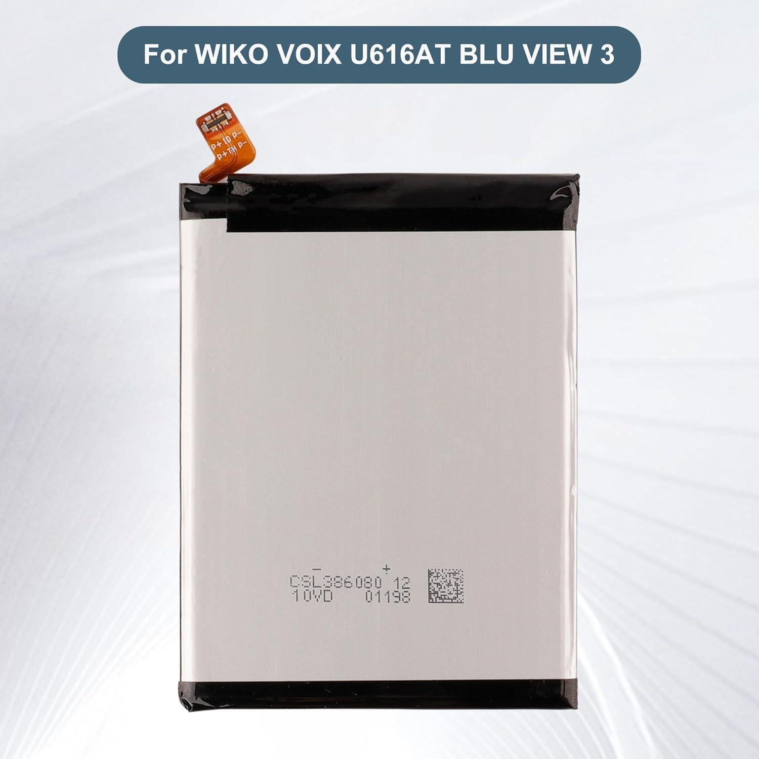 Batería de Reemplazo PT34H406082J 3400mAh para WIKO VOIX
