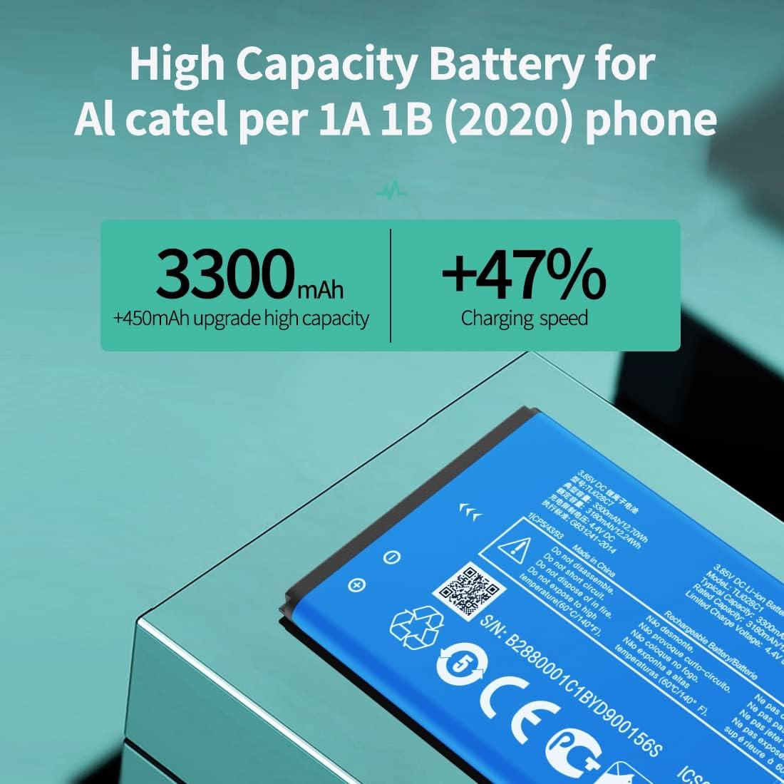 Batería de Reemplazo 3300mAh TLi028C7 para Alcatel 5002H