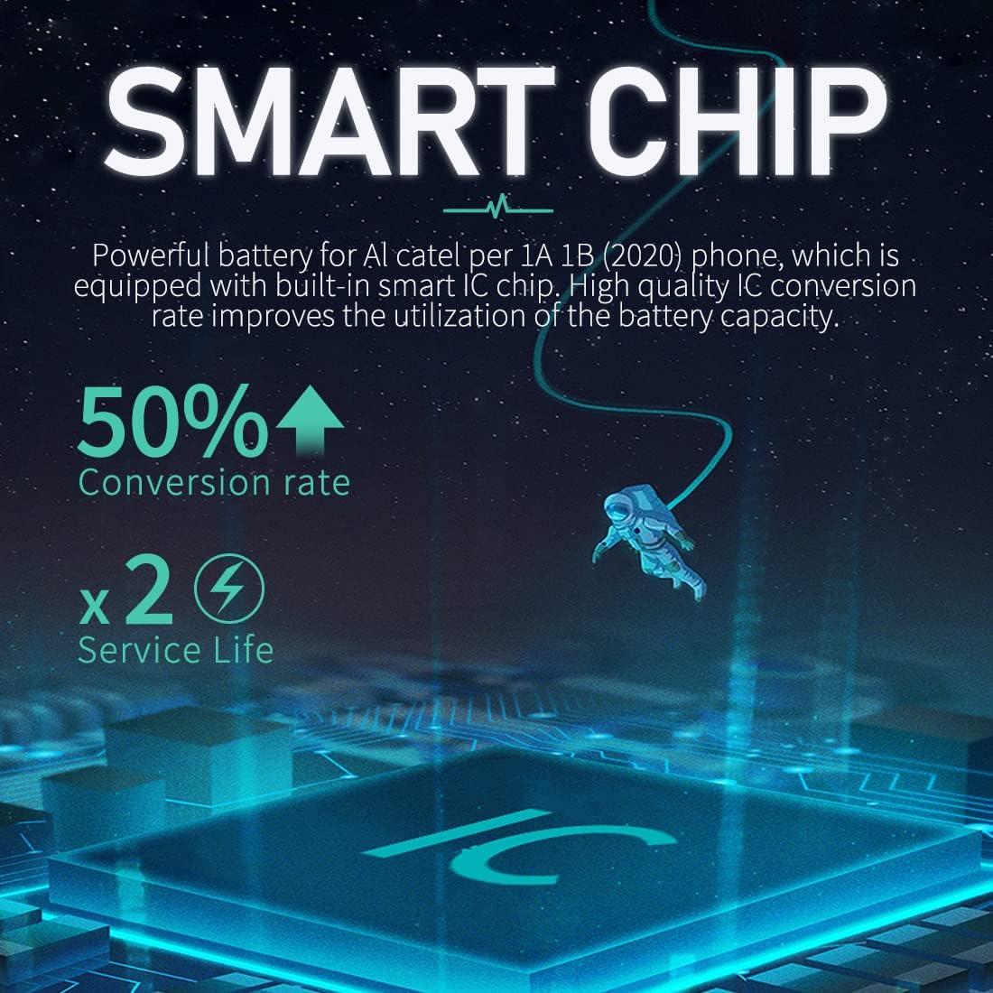 Batería de Reemplazo 3300mAh TLi028C7 para Alcatel 5002H