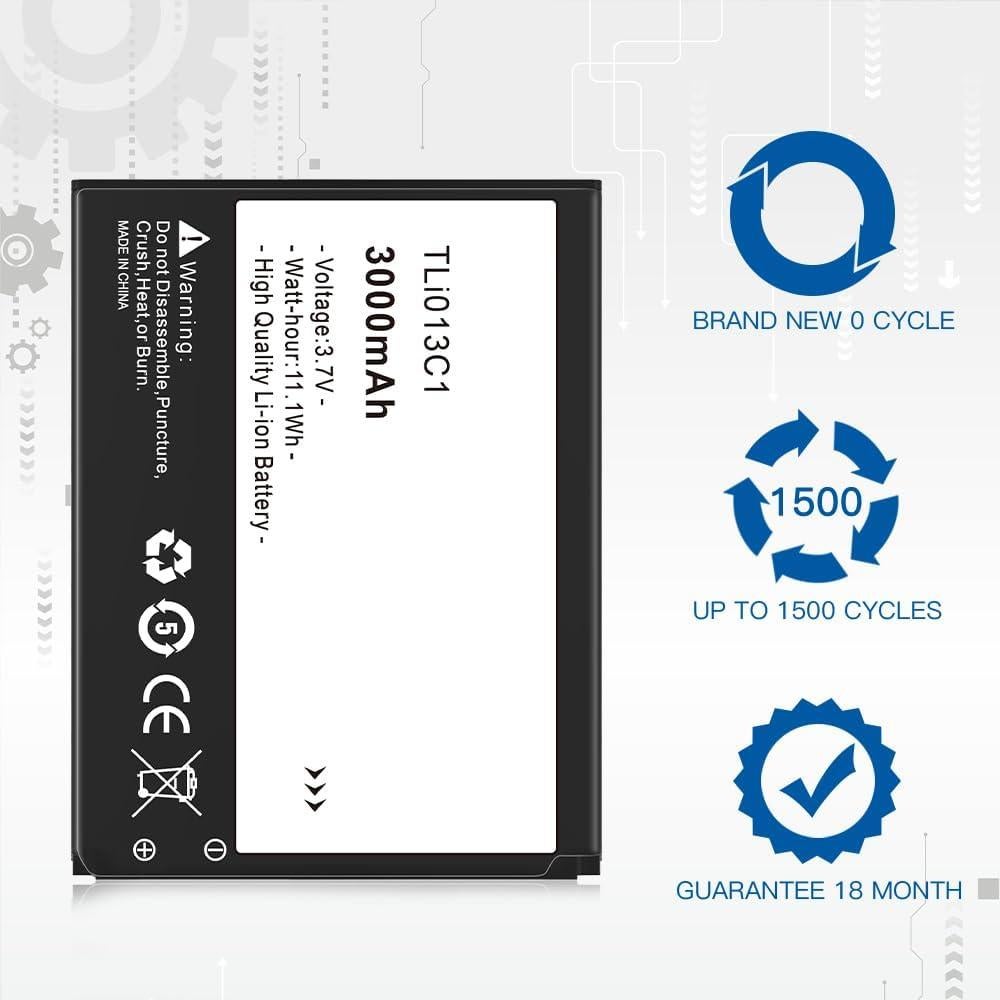 Batería de Reemplazo TLi013C1 3000mAh para Alcatel One Touch
