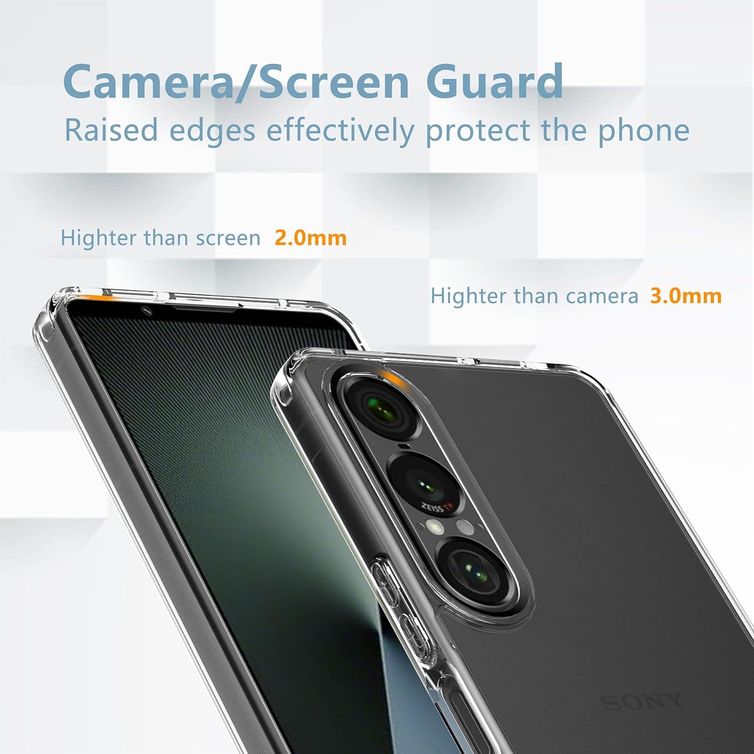 Funda Transparente Anoowkoa para Sony Xperia 1 VII + Protector 9H