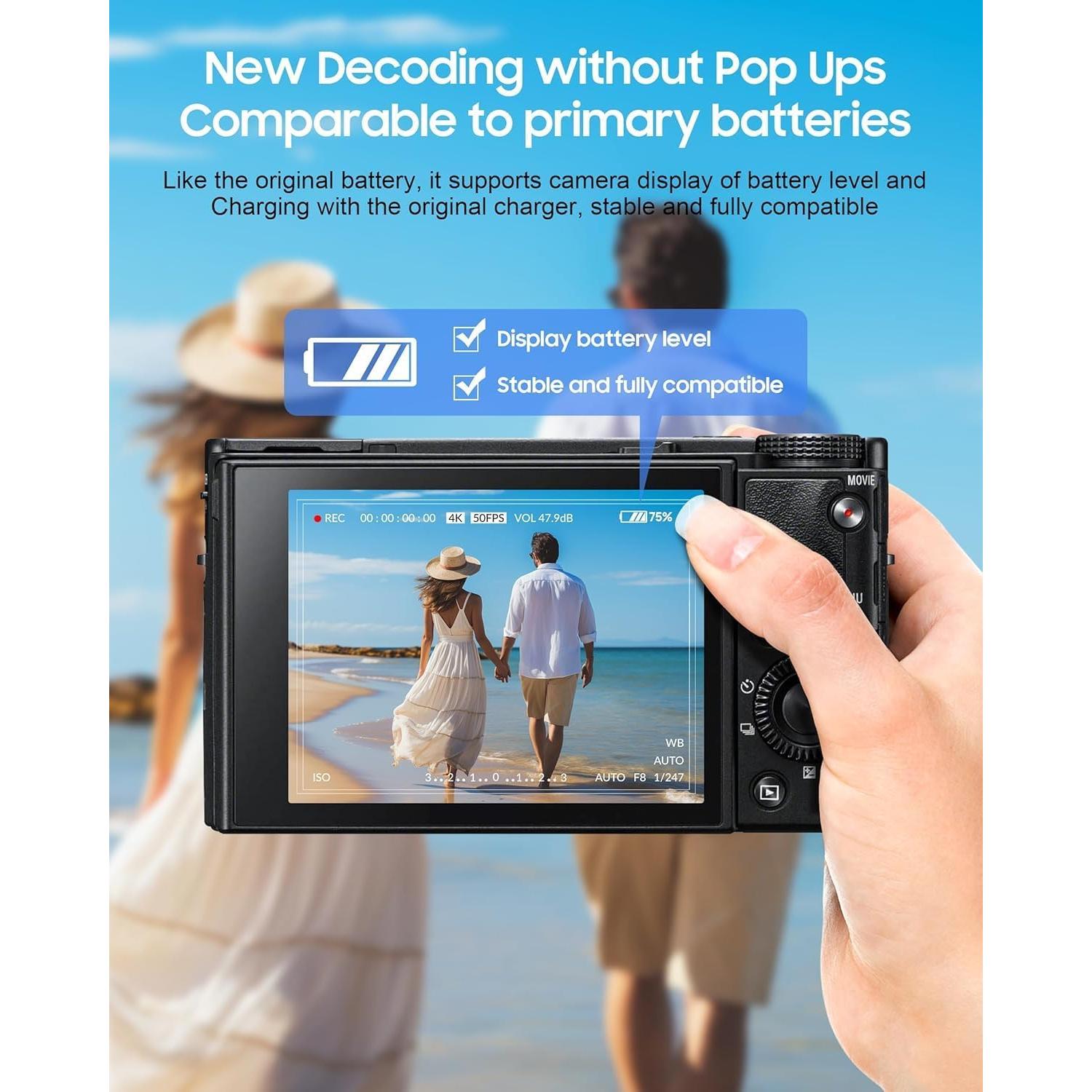 Batería Recargable NP-BX1 y Cargador USB Doble Sony