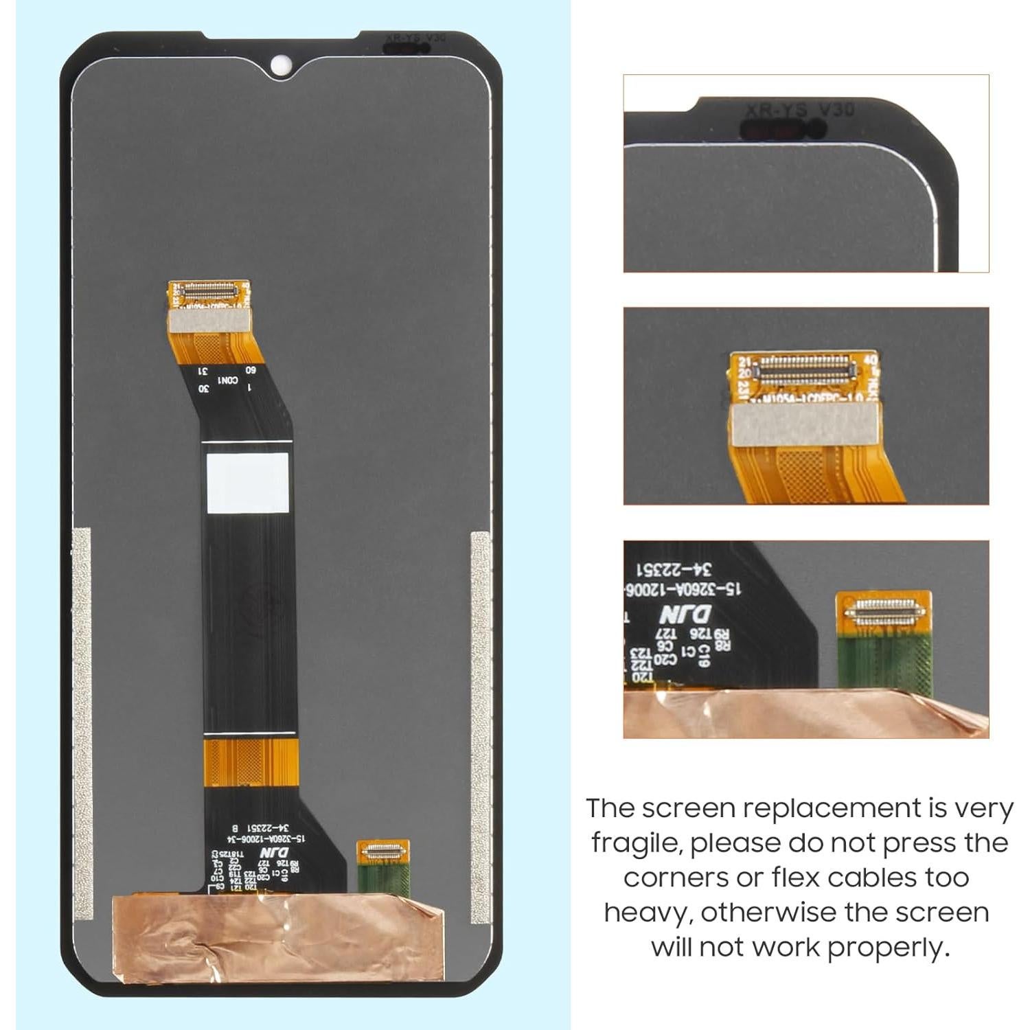 Reemplazo Pantalla LCD DOOGEE S100/S100 Pro ARSSLY 9H