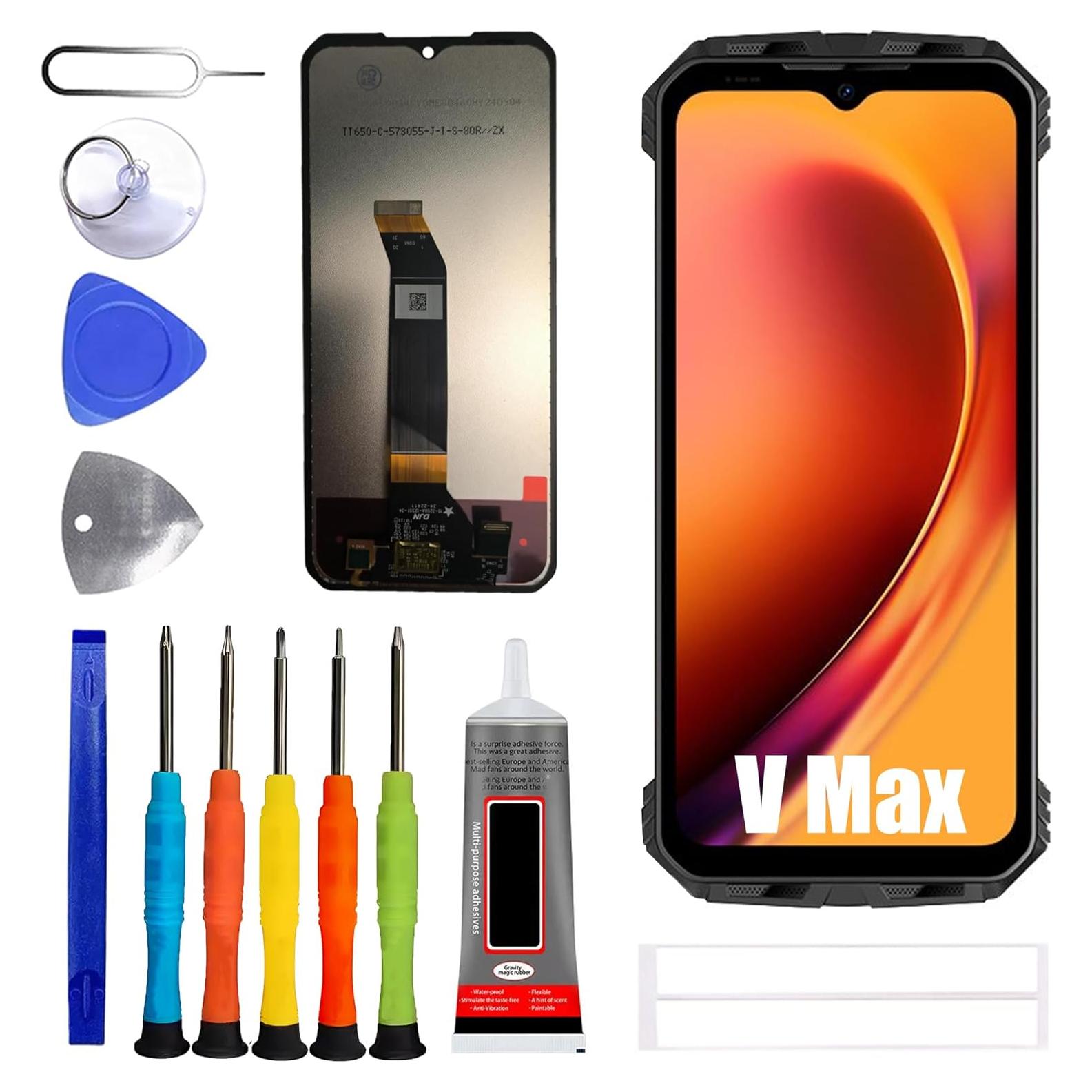 Pantalla OLED Doogee V Max 6.58" con Huella Dactilar