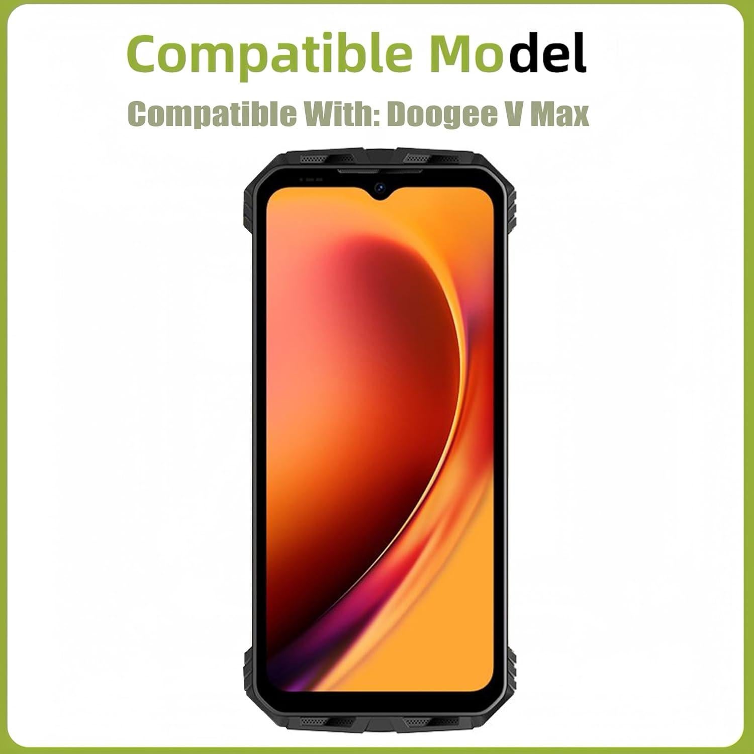 Pantalla OLED Doogee V Max 6.58" con Huella Dactilar