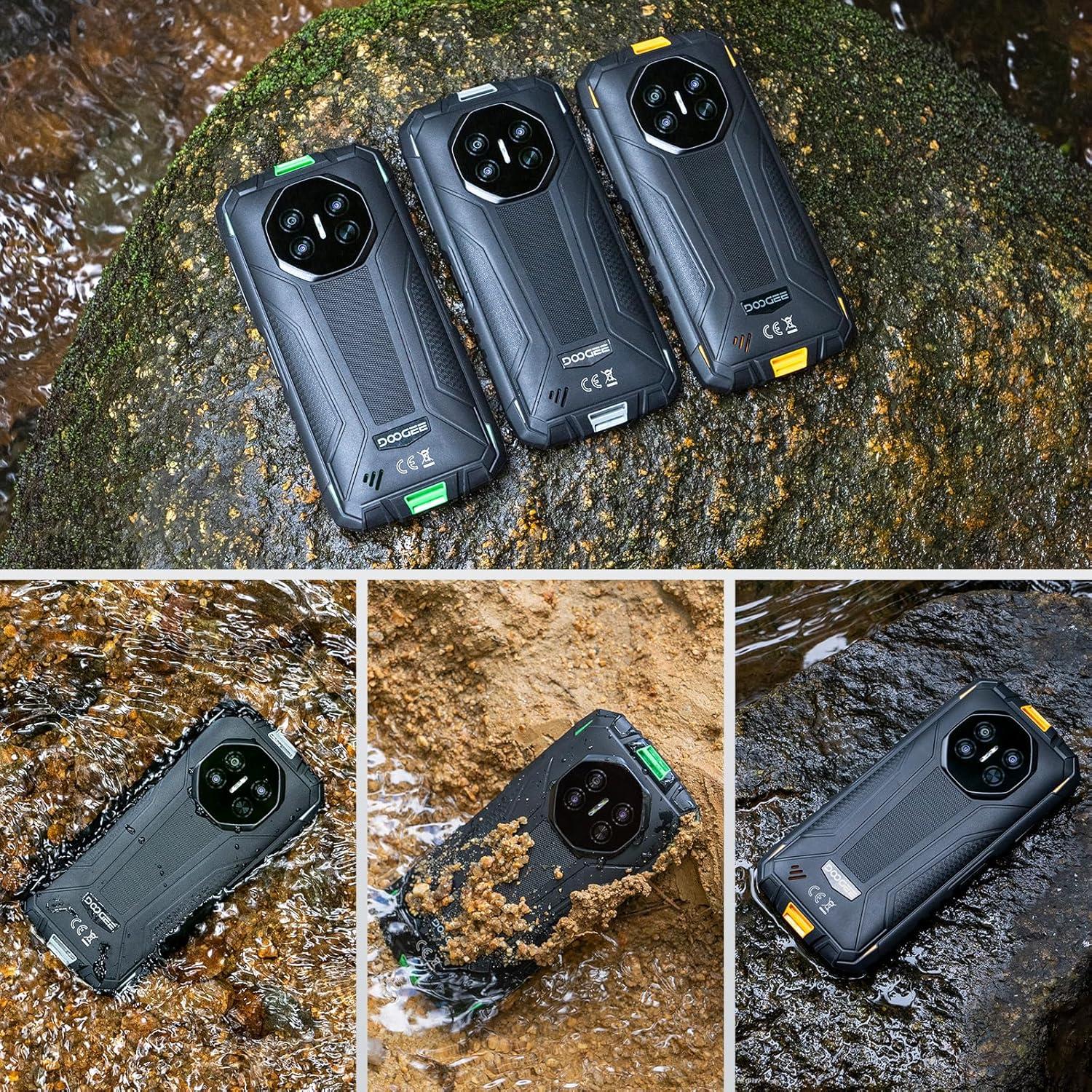 DOOGEE Fire 3 Teléfono Resistente Android 15 12GB 64GB Gris