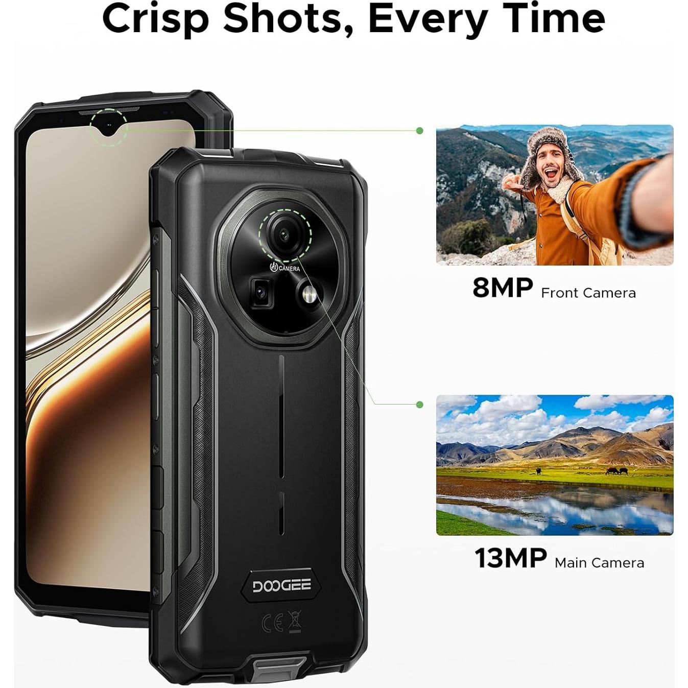 DOOGEE Fire 5 Pro Smartphone Resistente 13000mAh 20GB/128GB