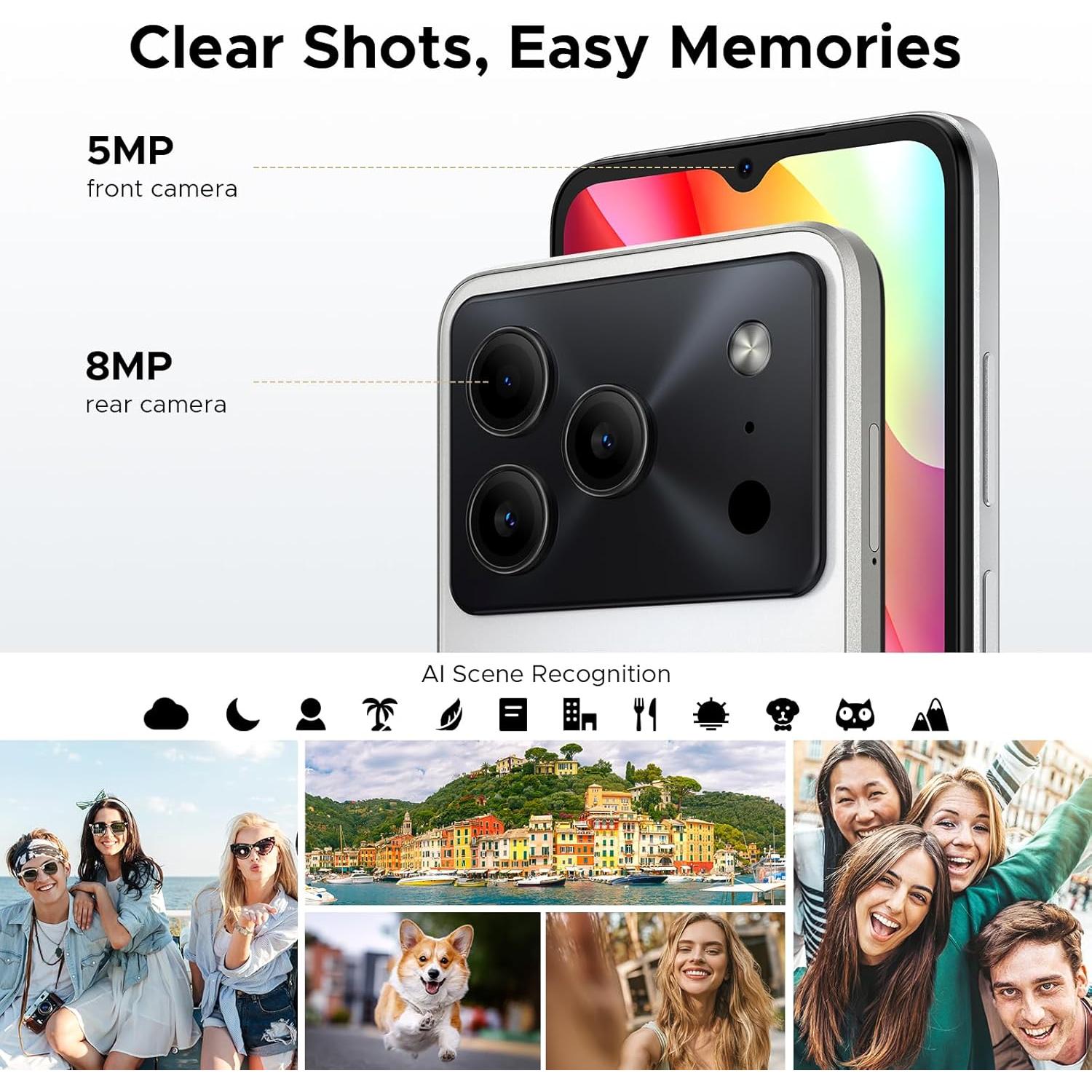 DOOGEE Note 56 Smartphone Android 16, 6150mAh, 24GB+64GB, 6.56"