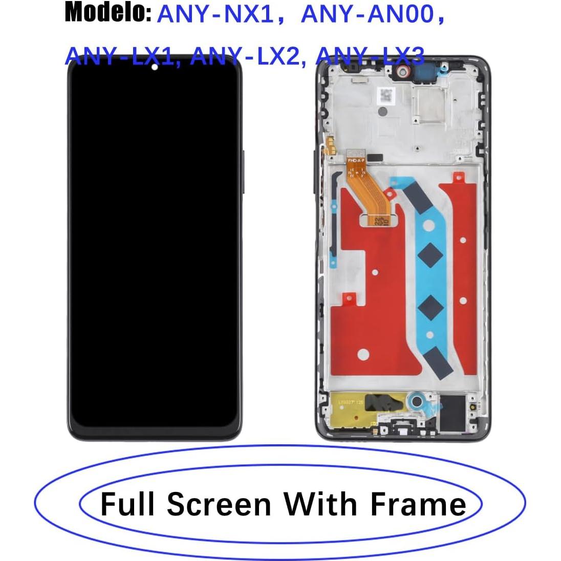 Pantalla LCD Reemplazo Honor X9 4G/5G Negro con Marco