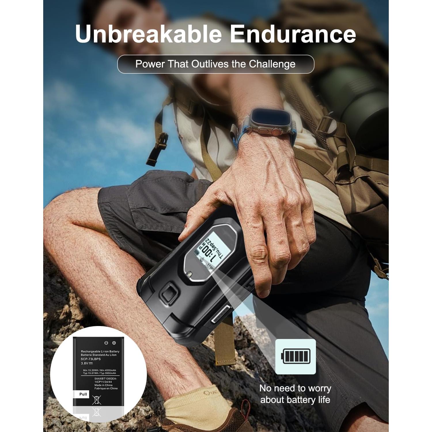 Batería de Reemplazo Wavypo SCP-73LBPS 4000mAh para Kyocera DuraXV Extreme