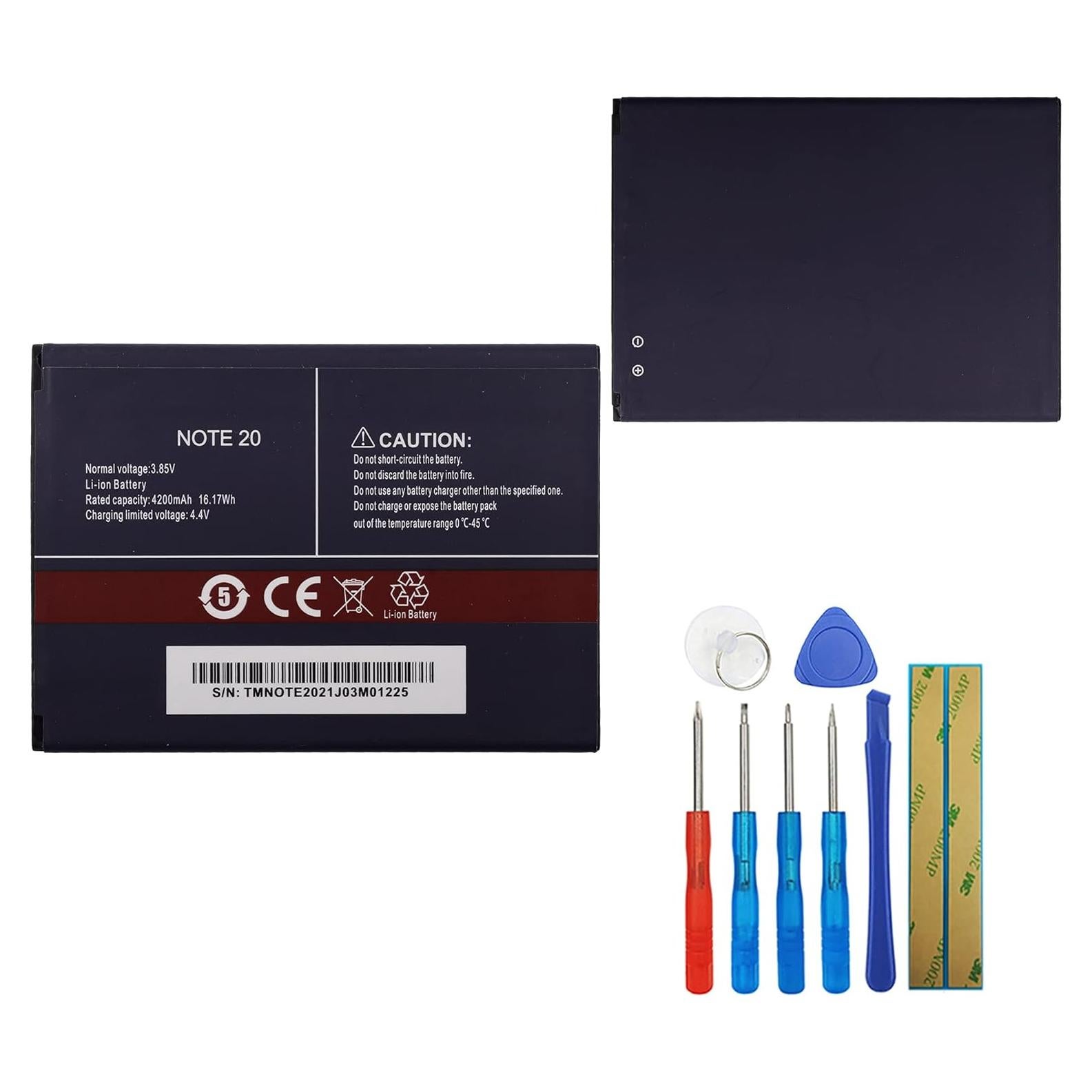 Batería de Reemplazo CUBOT Note 20 4200mAh con Herramientas
