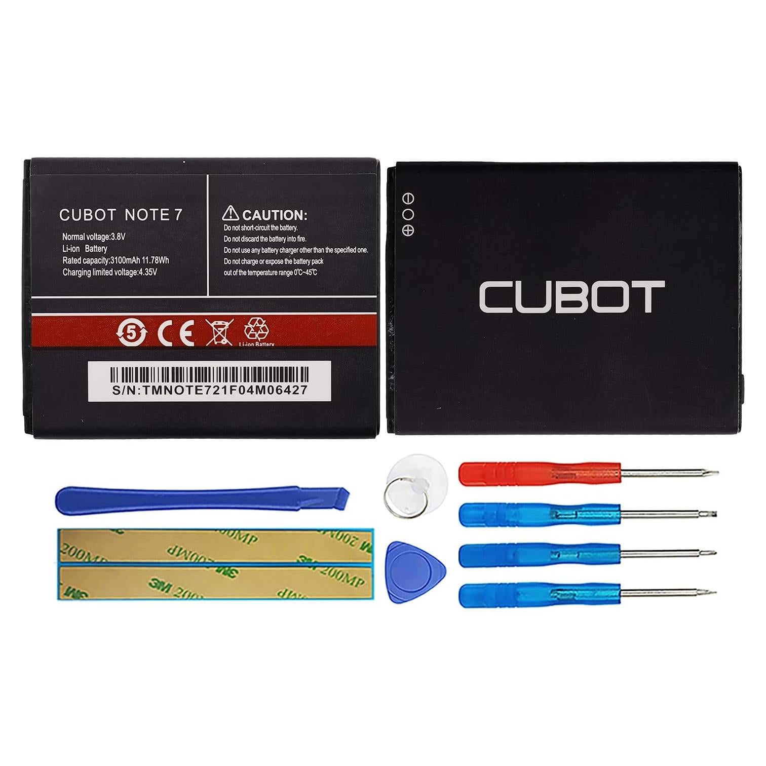 Batería Duotipa 3100mAh Compatible Cubot Note 7 + Herramientas