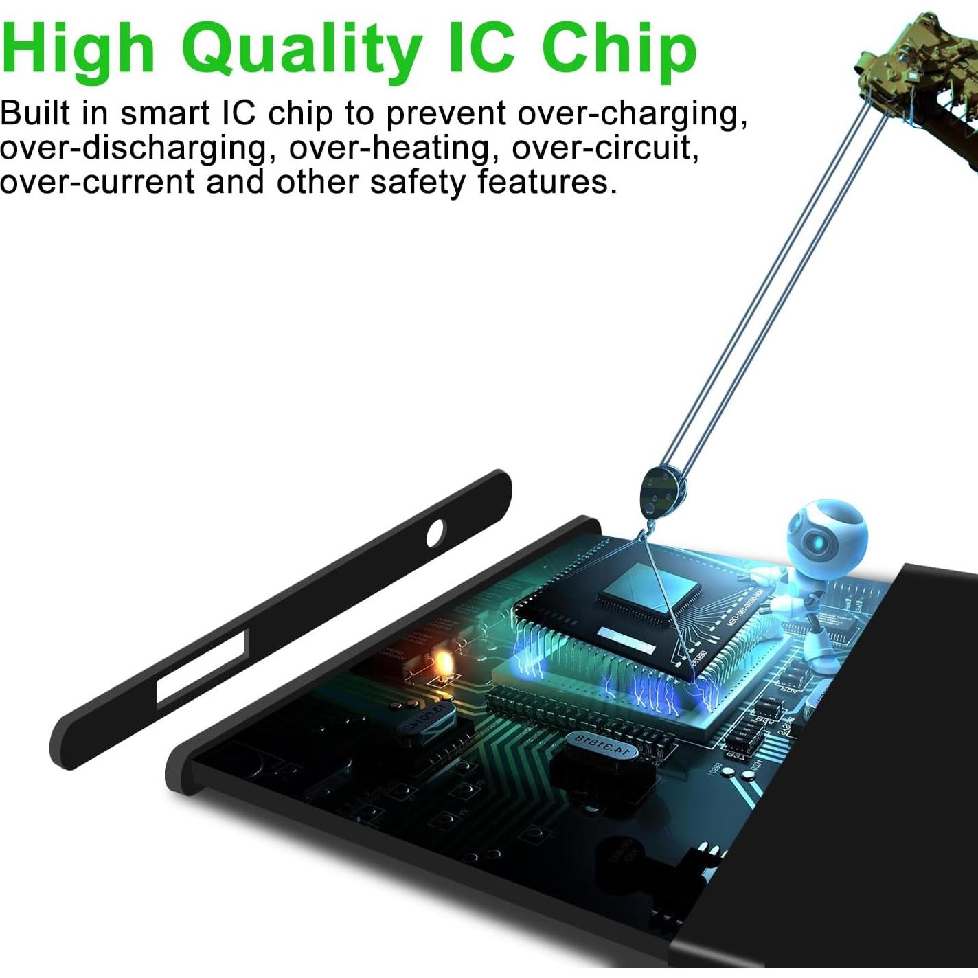 Batería de Reemplazo HE402 WUHAO para Nokia 2760 Flip 32g