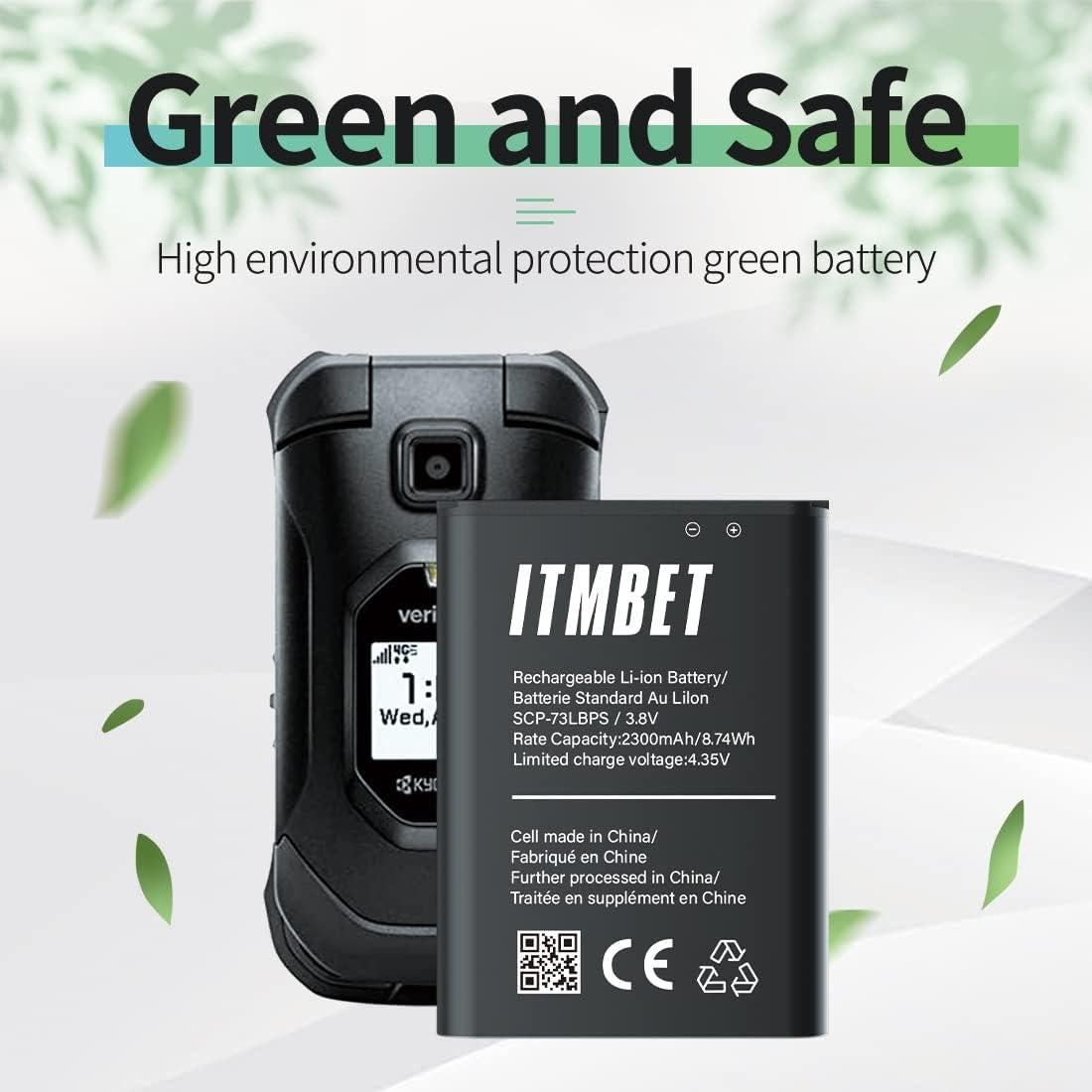 Batería de Reemplazo ITMBET SCP-73LBPS 3000mAh para Kyocera