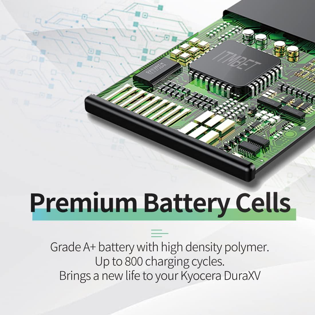 Batería de Reemplazo ITMBET SCP-73LBPS 3000mAh para Kyocera