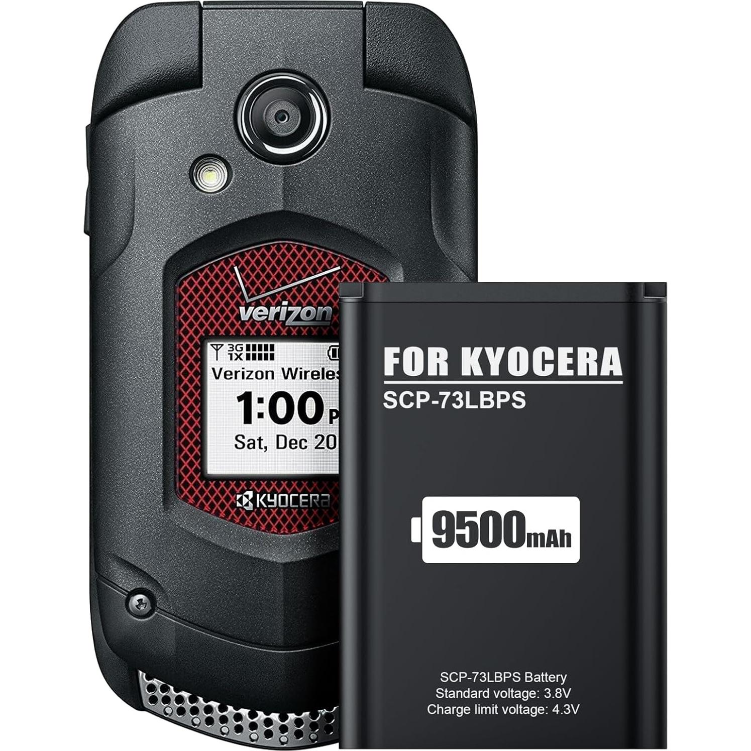 Batería de Reemplazo SCP-73LBPS para Kyocera DuraXV E4810 9500mAh