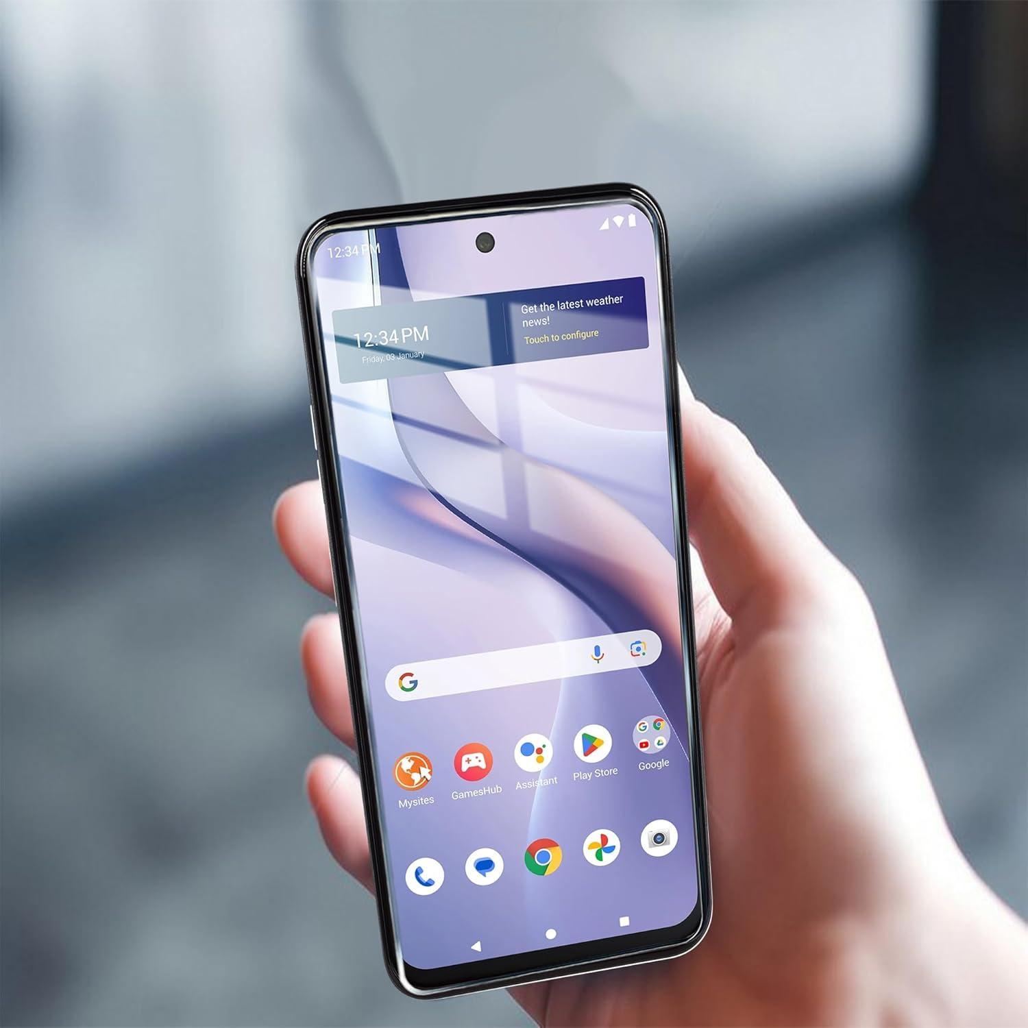 Paquete de 3 Protectores de Pantalla Vidrio Templado GXLYFG para BLU View Speed Ultra 5G