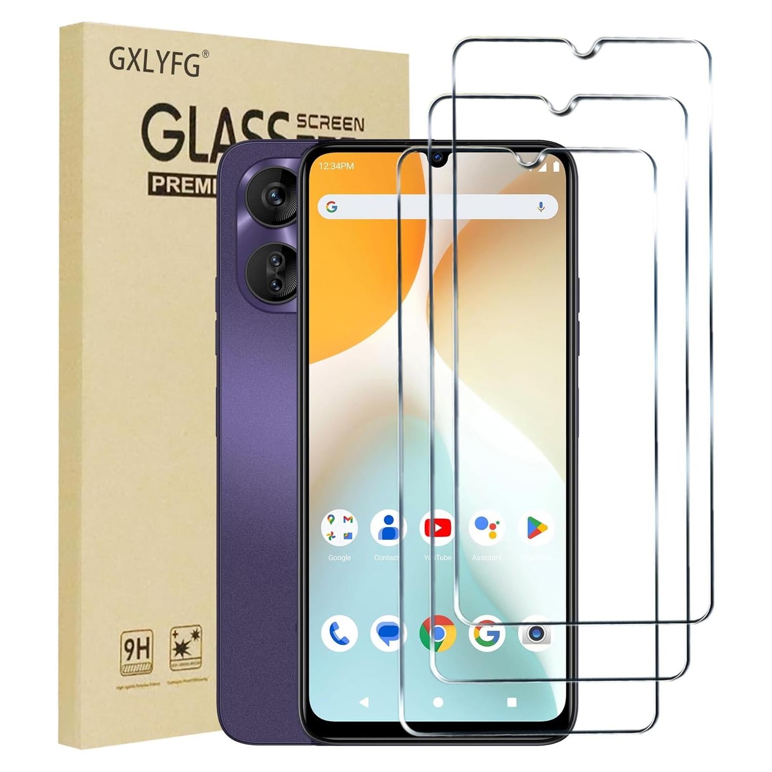 Paquete de 3 Protectores de Pantalla Vidrio Templado GXLYFG 9H