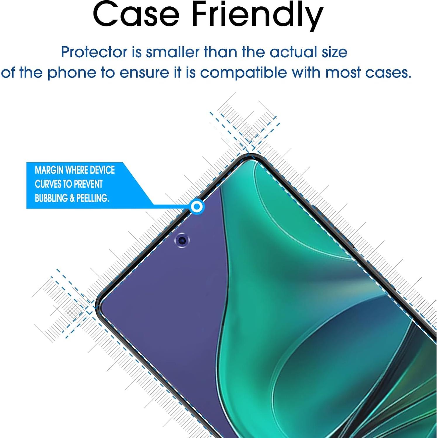 Protector de Pantalla Vidrio Templado amFilm para Moto G Stylus 5G 2025