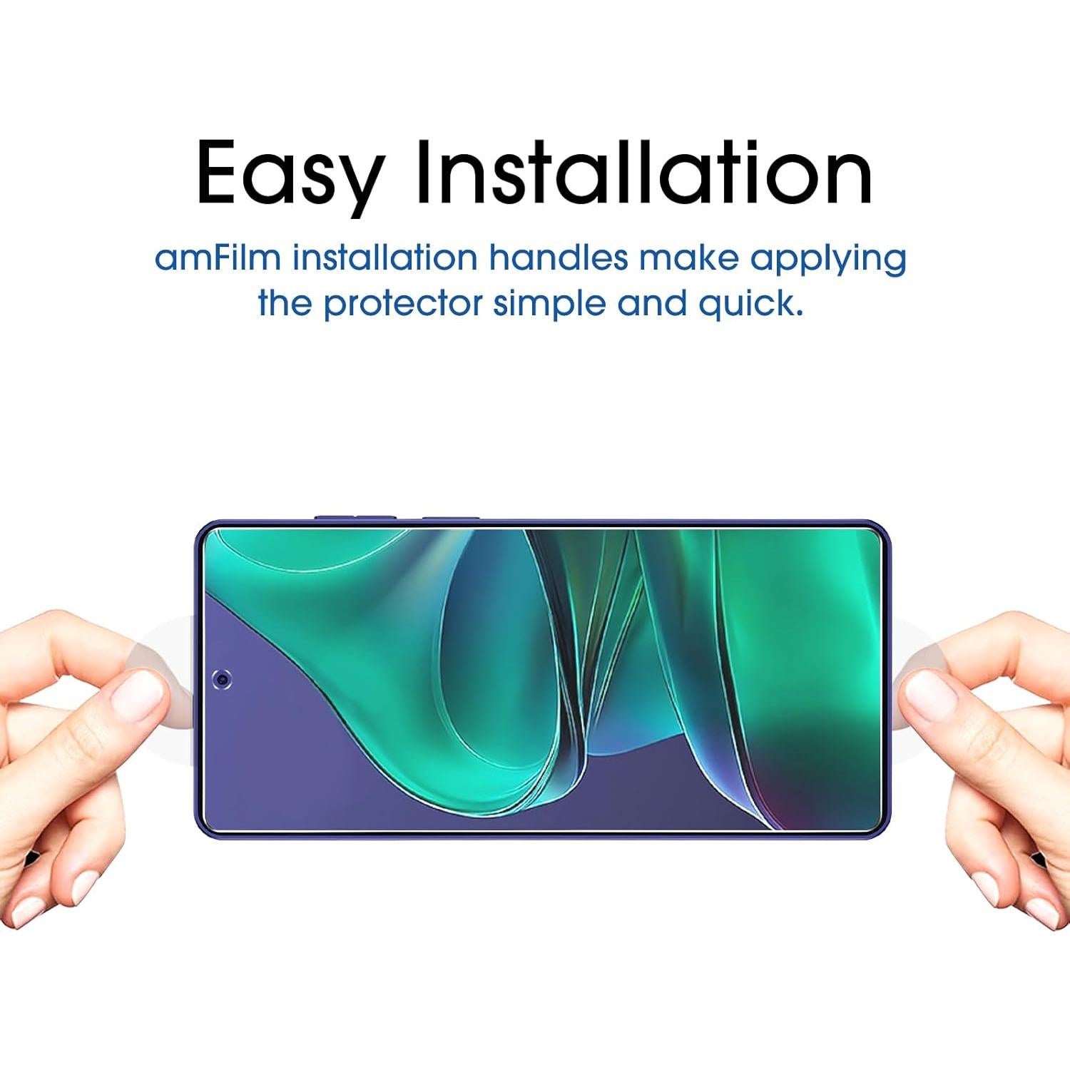 Protector de Pantalla Vidrio Templado amFilm para Moto G Stylus 5G 2025