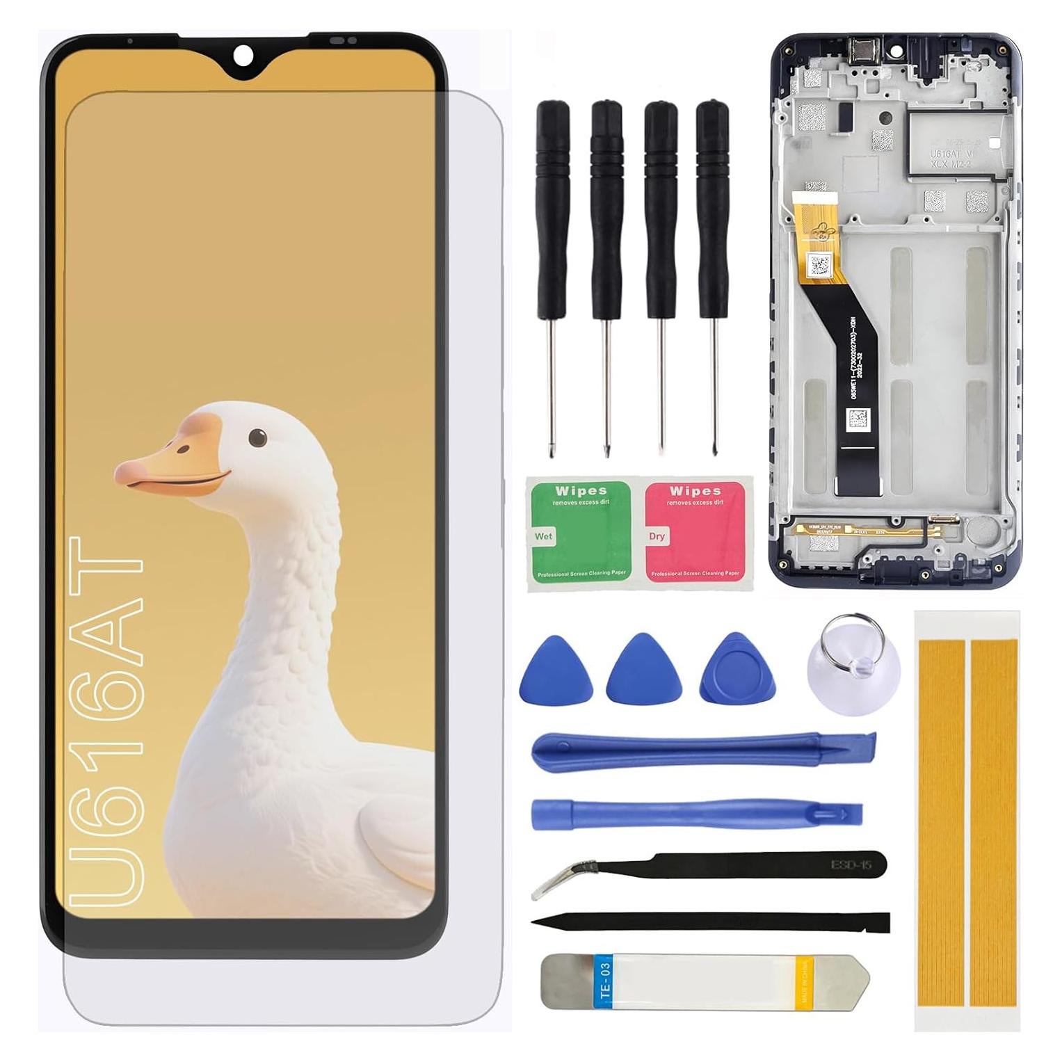 Reemplazo Pantalla LCD Wiko VOIX U616AT 6.5" con Marco