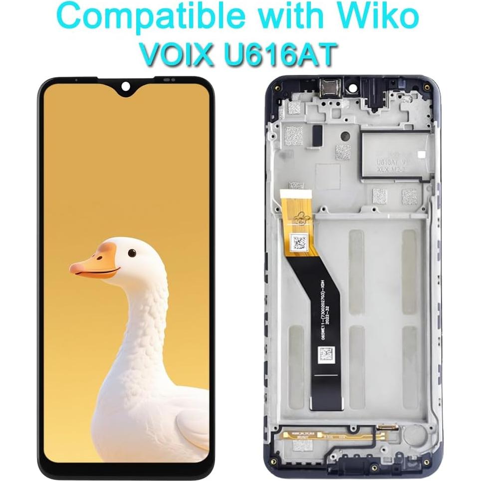 Reemplazo Pantalla LCD Wiko VOIX U616AT 6.5" con Marco