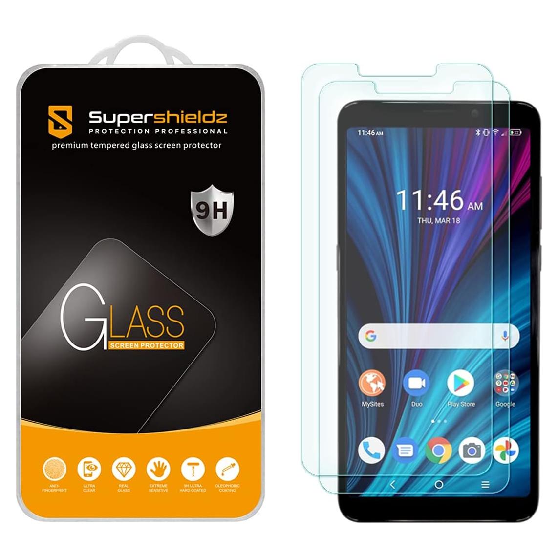 Protector de Pantalla Vidrio Templado Supershieldz para Alcatel TCL A3X