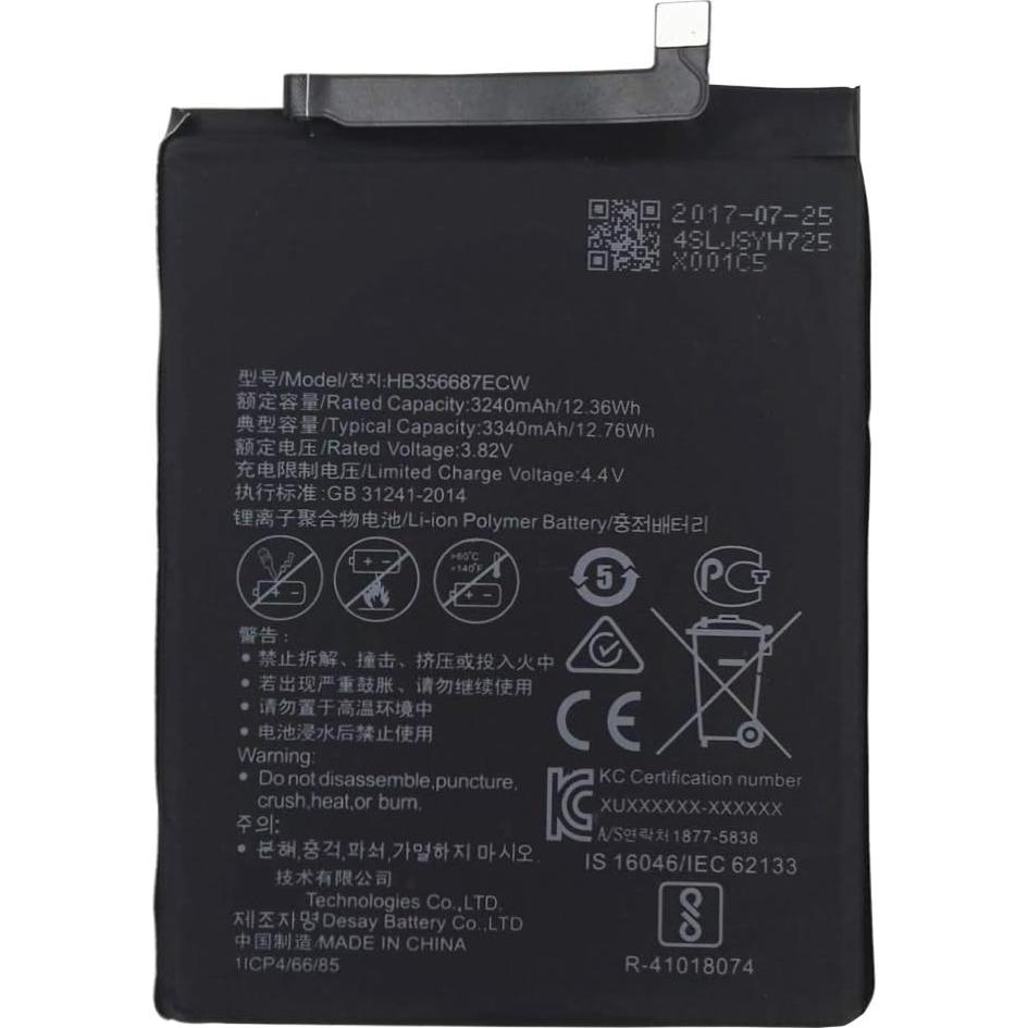 Batería de Litio Polimérico Huawei HB356687ECW 3340mAh