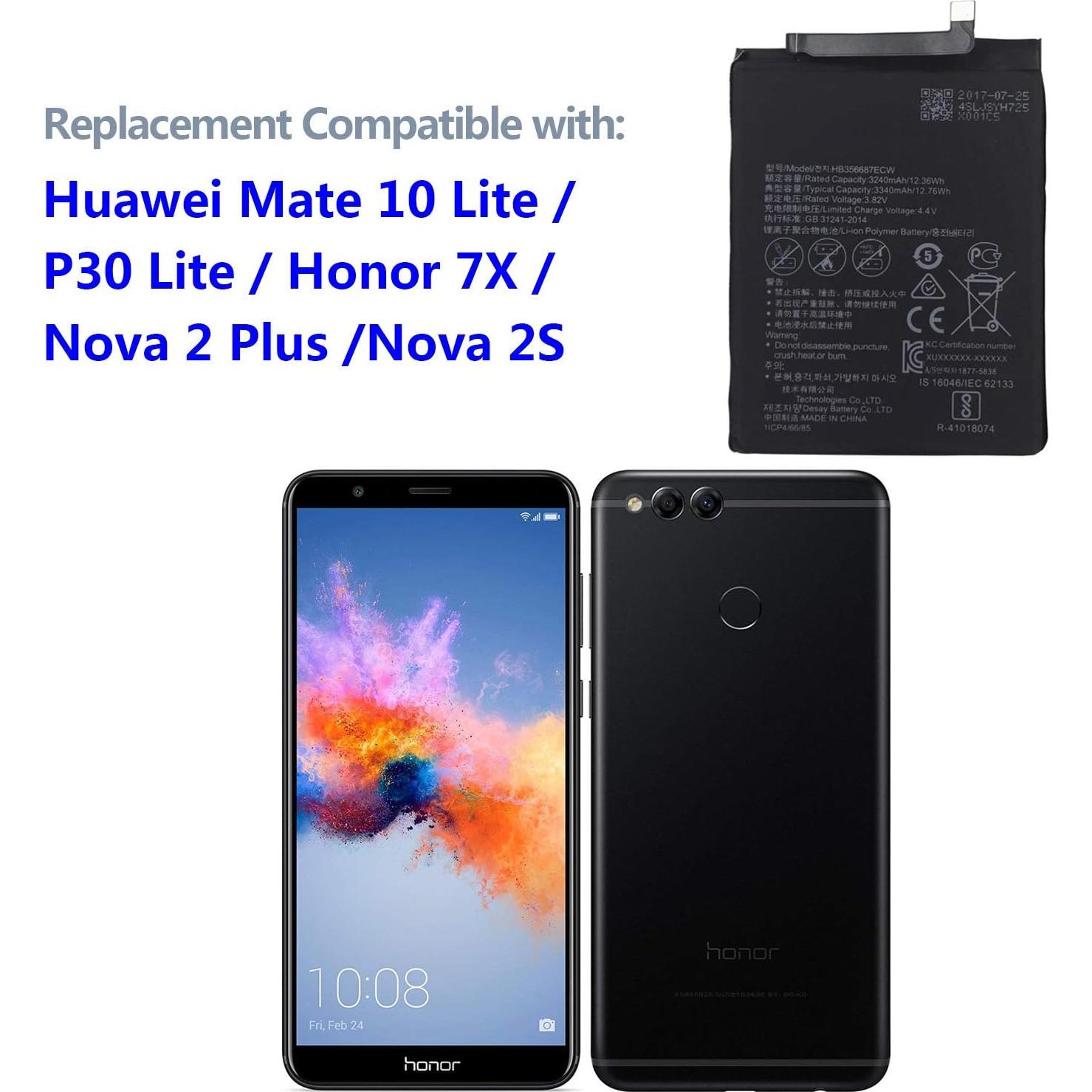 Batería de Litio Polimérico Huawei HB356687ECW 3340mAh