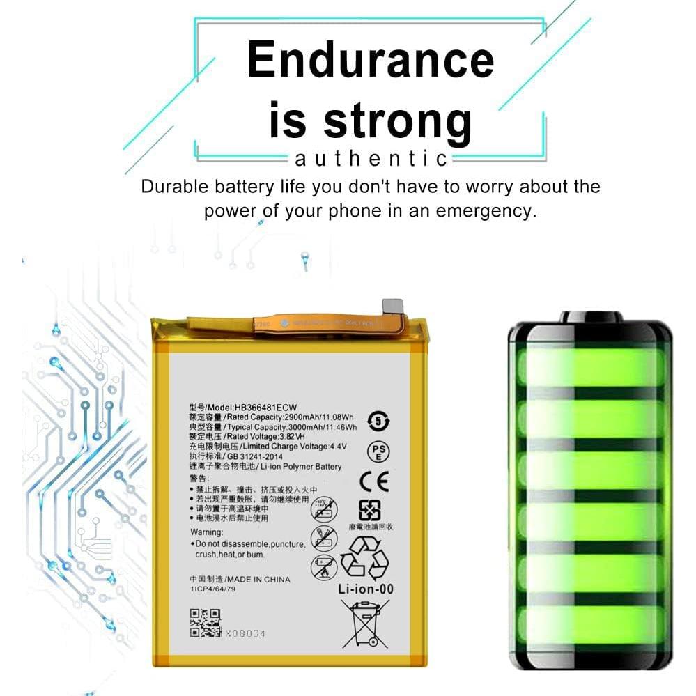 Batería de Reemplazo DDONG HB366481ECW para Huawei P20 Lite