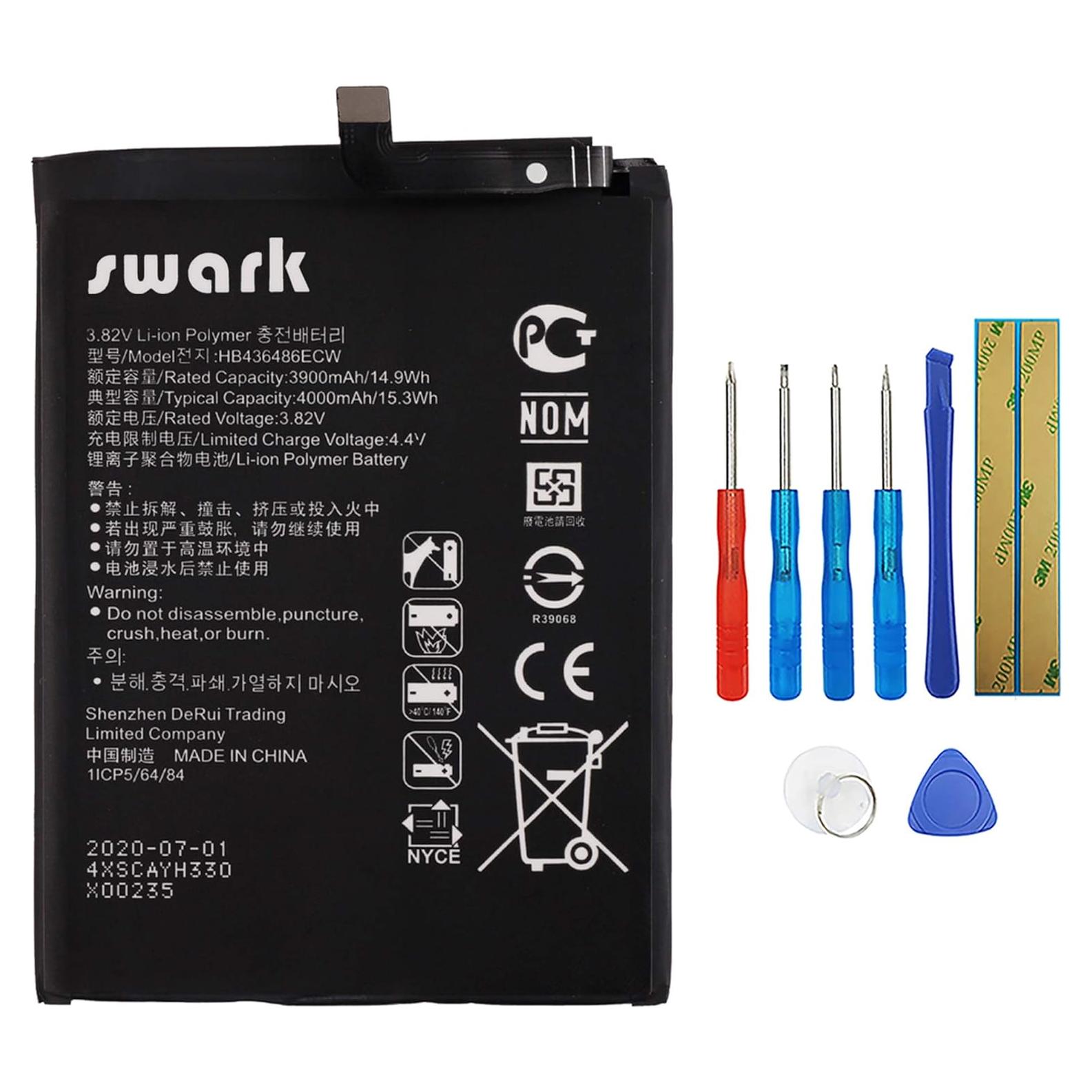 Batería Li-Polímero 3900mAh Huawei Mate 10/20/P20 Pro