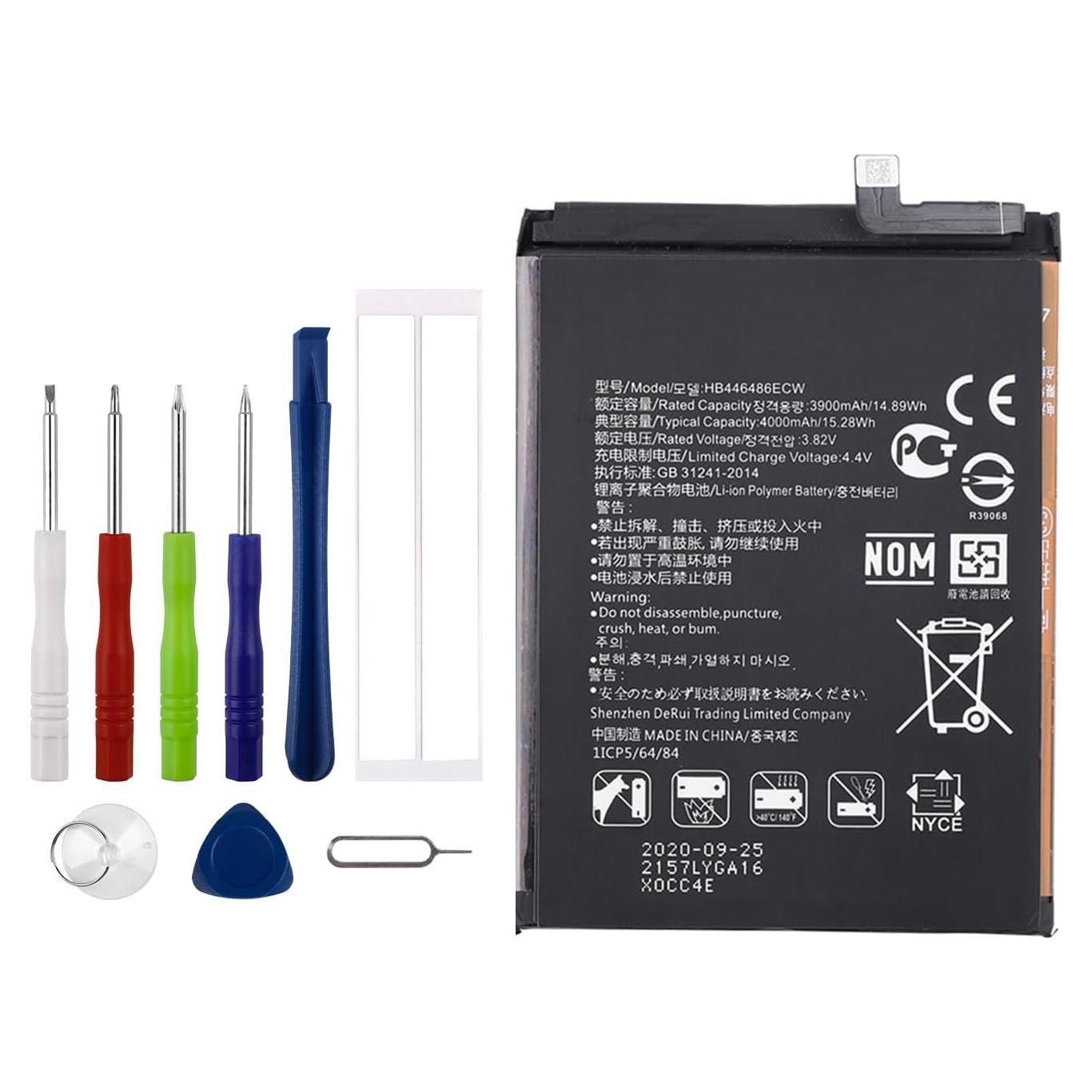 Batería de Reemplazo HB446486ECW para P Smart Z y Honor 9X Pro