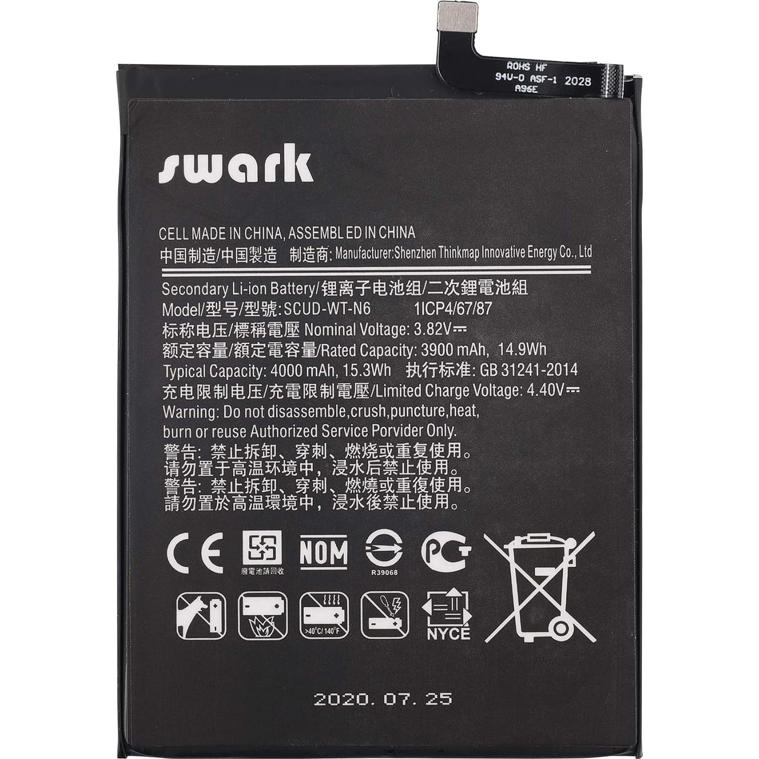 Batería Li-Polímero Scud WT-N6 3900mAh para Samsung Galaxy