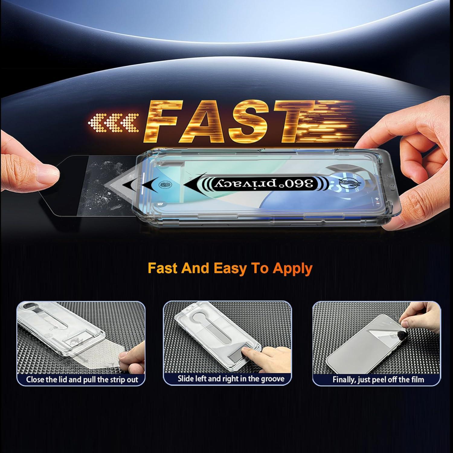 Protector de Pantalla OneFish Privacidad 2 Pack para iPhone 17