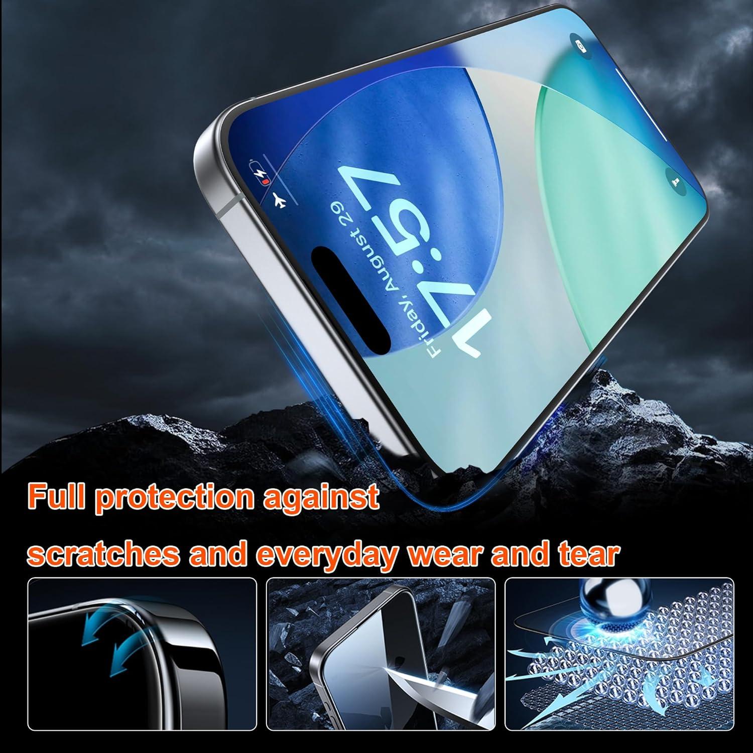 Protector de Pantalla OneFish Privacidad 2 Pack para iPhone 17
