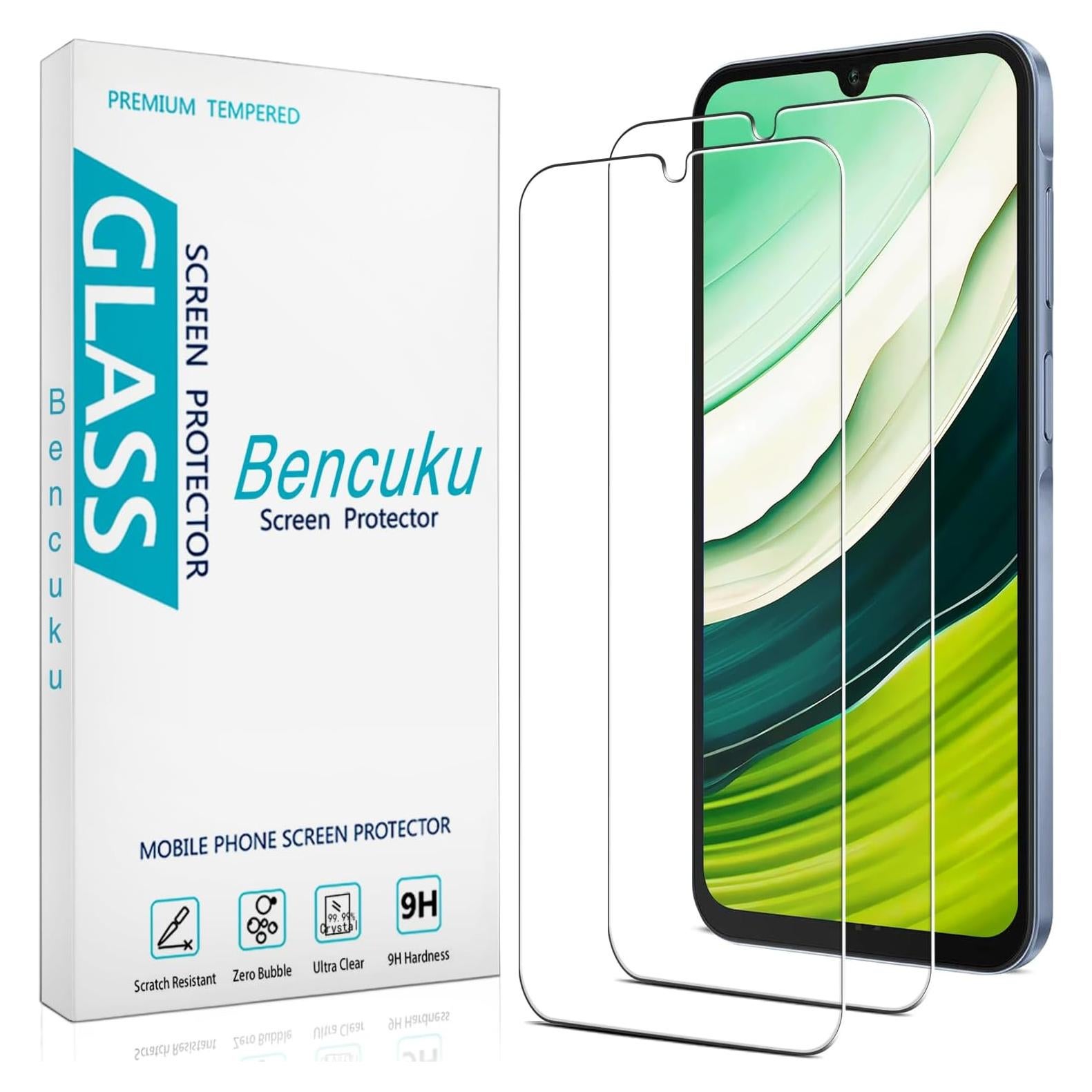 Protector de Pantalla Vidrio Templado Bencuku para Samsung Galaxy A16 5G
