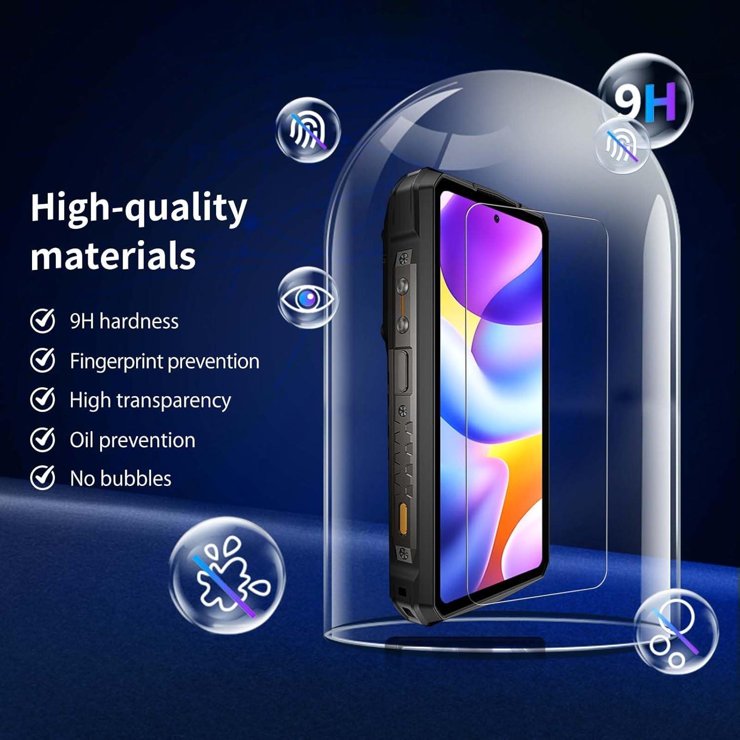 Protector de Pantalla Vidrio Templado KONXISA Ulefone Armor 29 Ultra