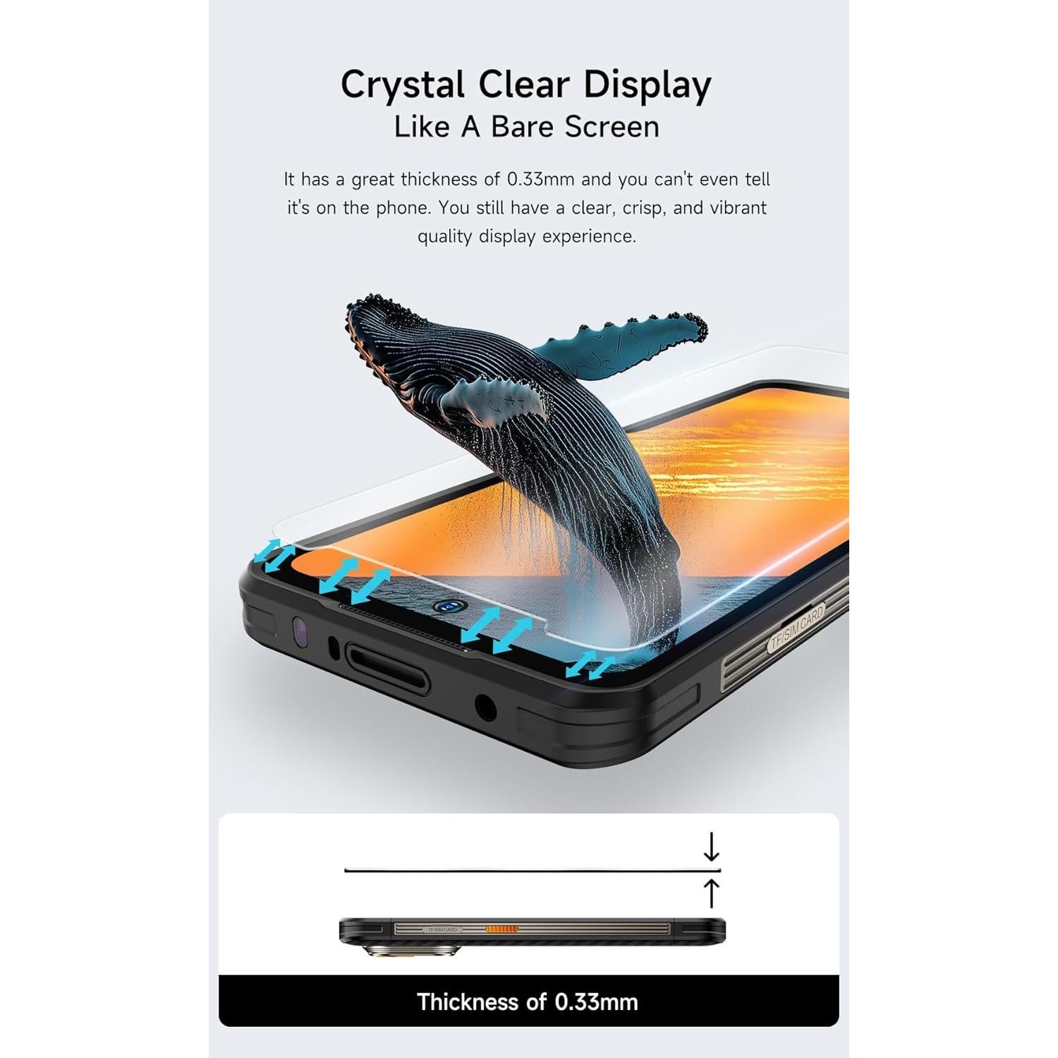 Protector de Pantalla Ulefone Armor 21 - Vidrio Templado 9H