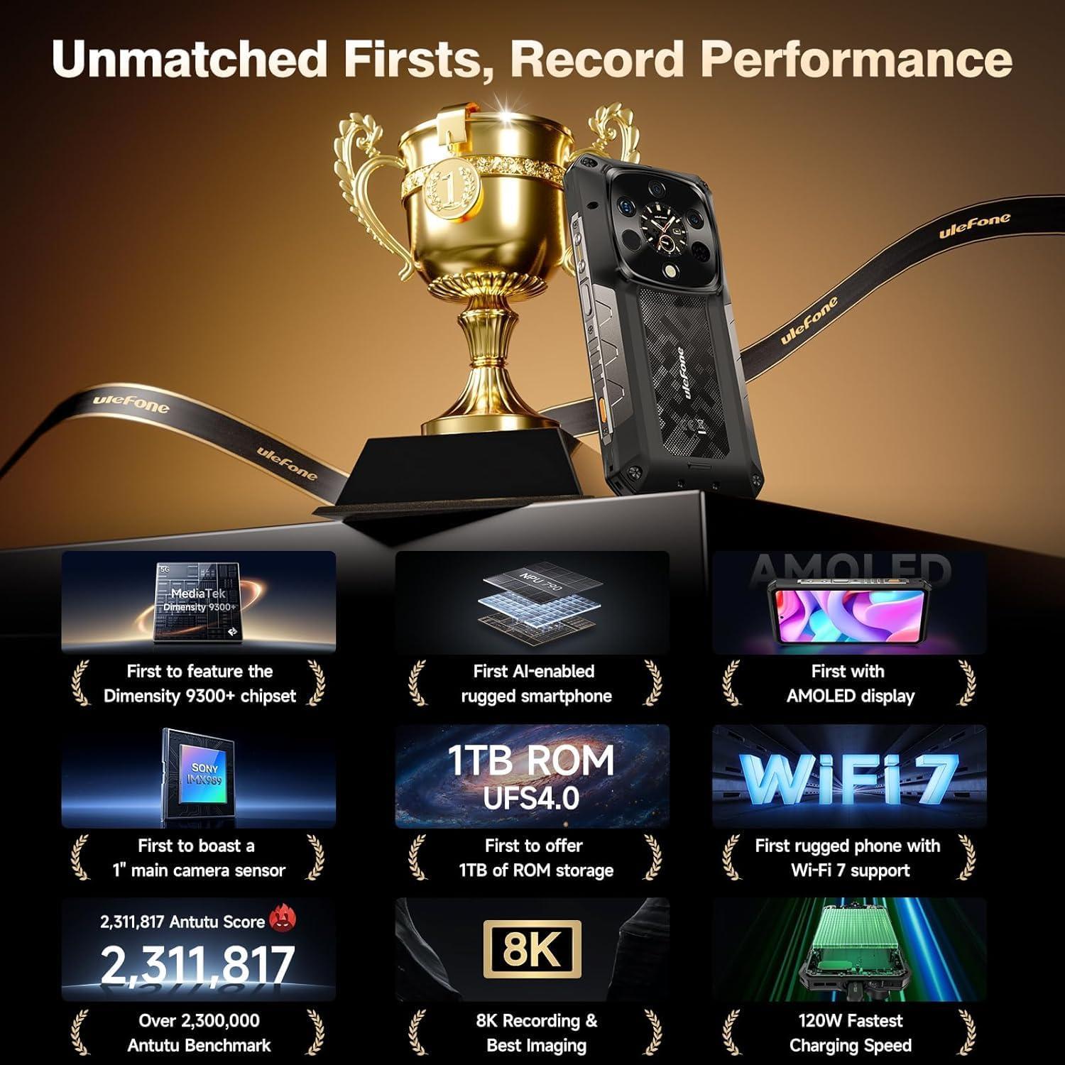 Ulefone Armor 28 Ultra 5G Resistente 32GB RAM 1024GB ROM