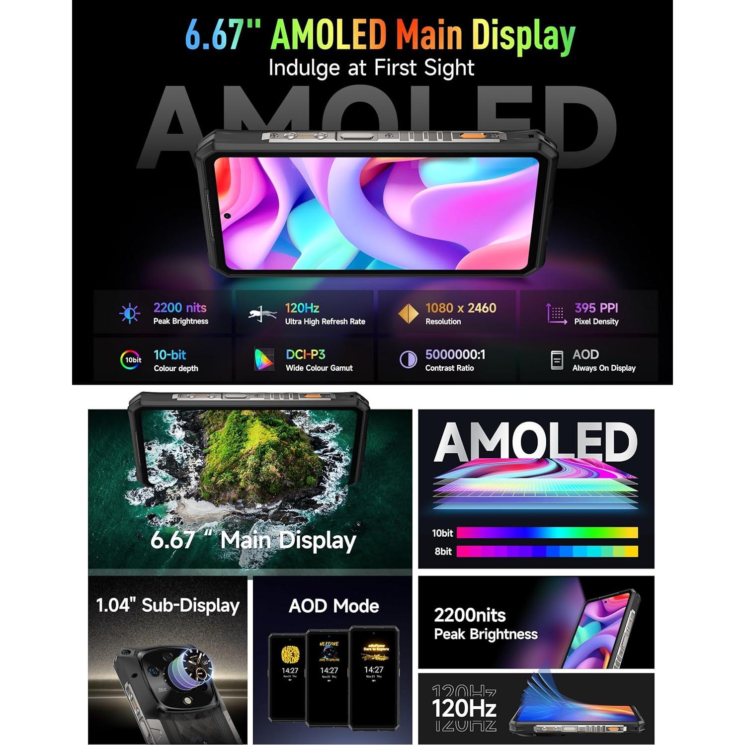 Ulefone Armor 28 Ultra 5G Resistente 32GB RAM 1024GB ROM